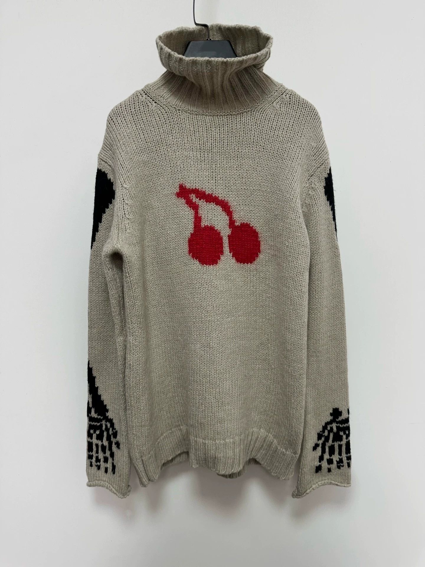 Yohji Yamamoto Yohji Yamamoto 11AW Cherry Bone Skeleton Sweater Size US M / EU 48-50 / 2 - 1 Thumbnail