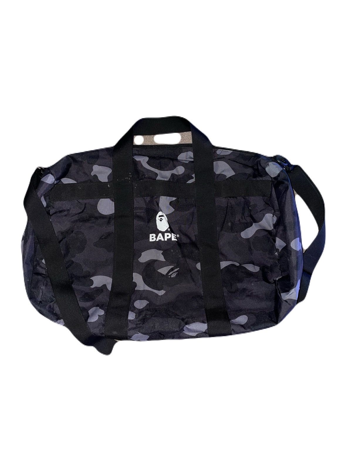 Bape Bape Camo Duffle Bag Black Size ONE SIZE - 1 Thumbnail