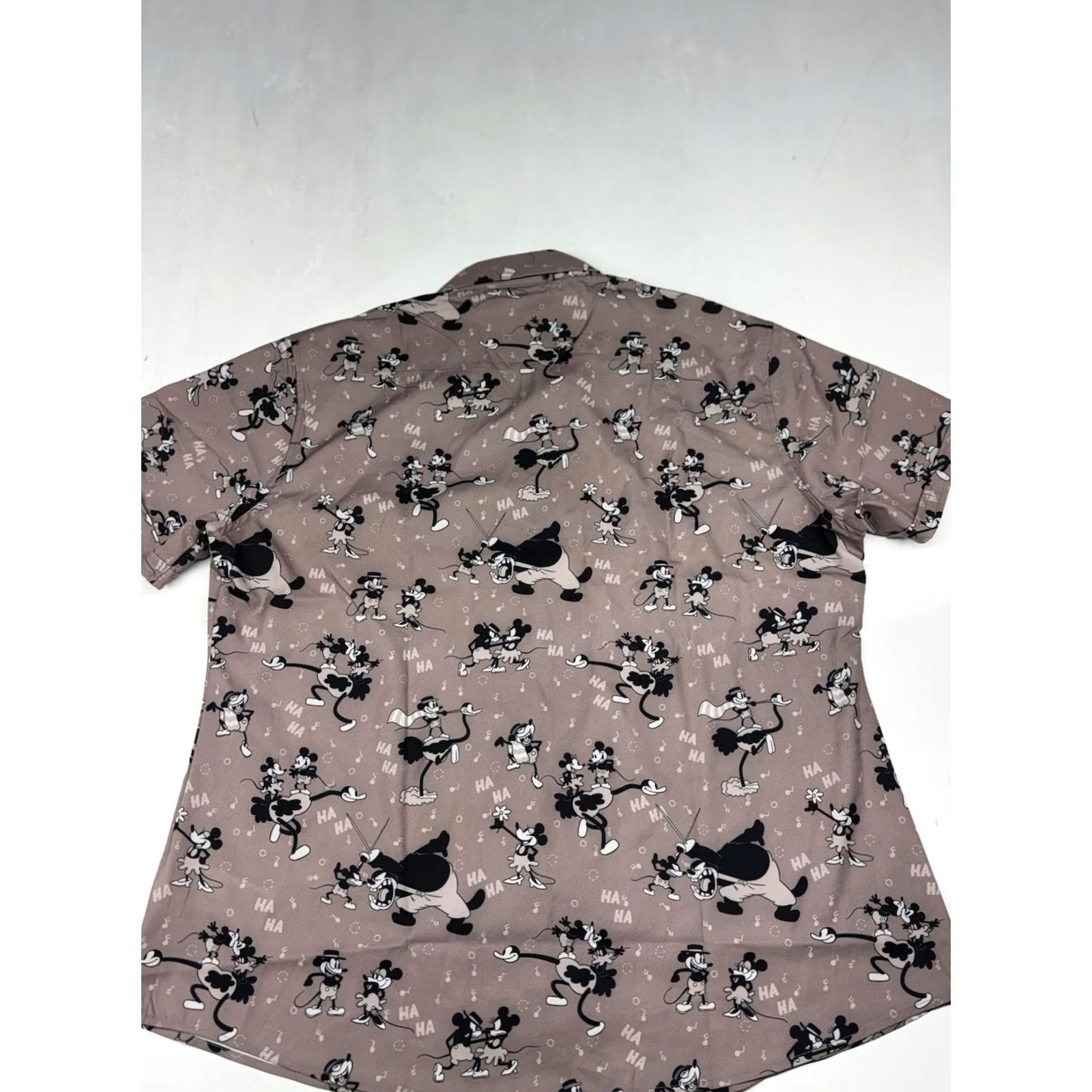 Disney Disney RSVLTS 100 Shirt Mickey Saves The Day Kunuflex Button Up 2XL Short Sleeve Multicolor Womens Size XXL / US 16-18 / IT 52-54 - 5 Thumbnail