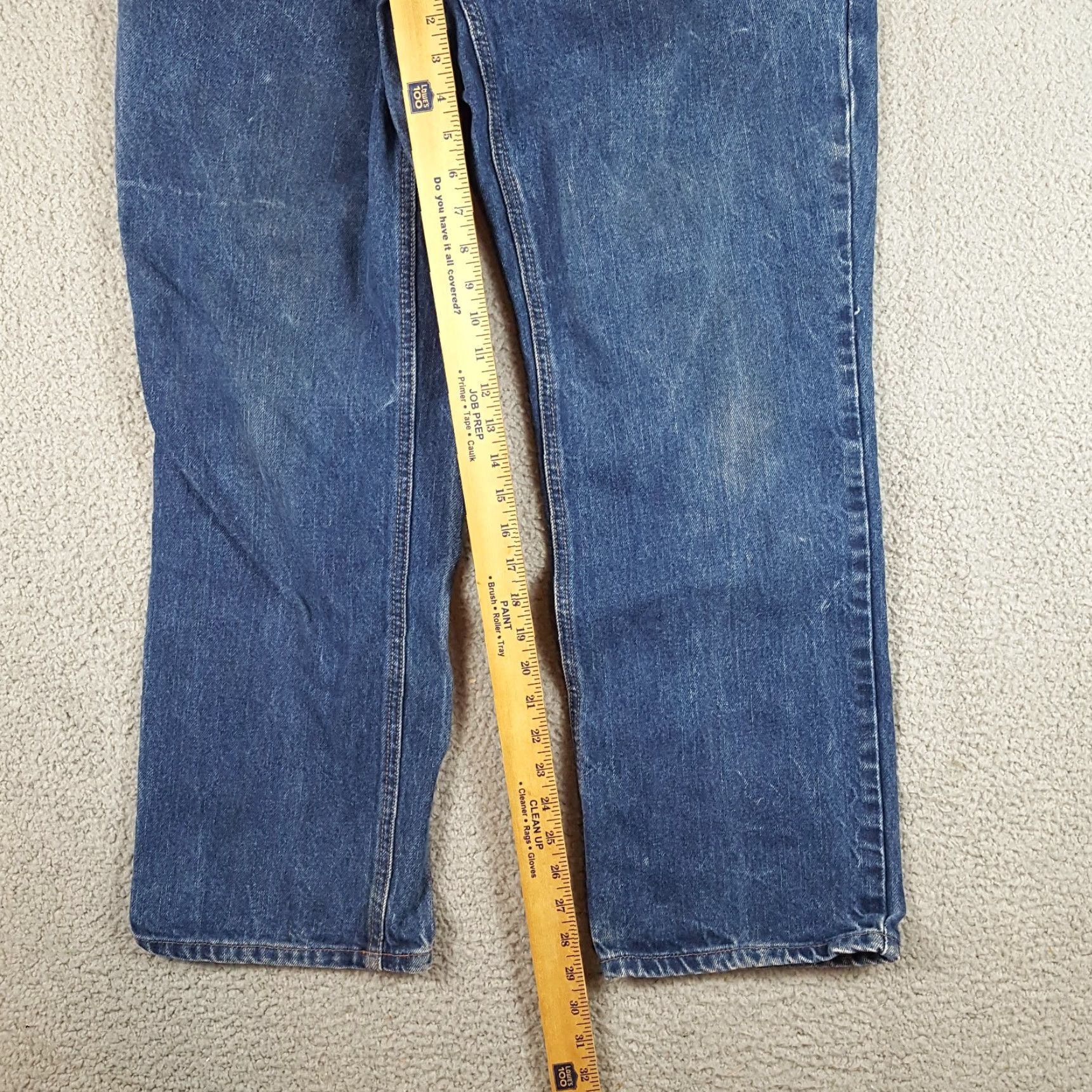 Carhartt VINTAGE Carhartt Jeans Denim Blue 34x30 Flame-Resistant Work Pants Men 90s Retro Workwear Size US 34 / EU 50 - 7 Thumbnail