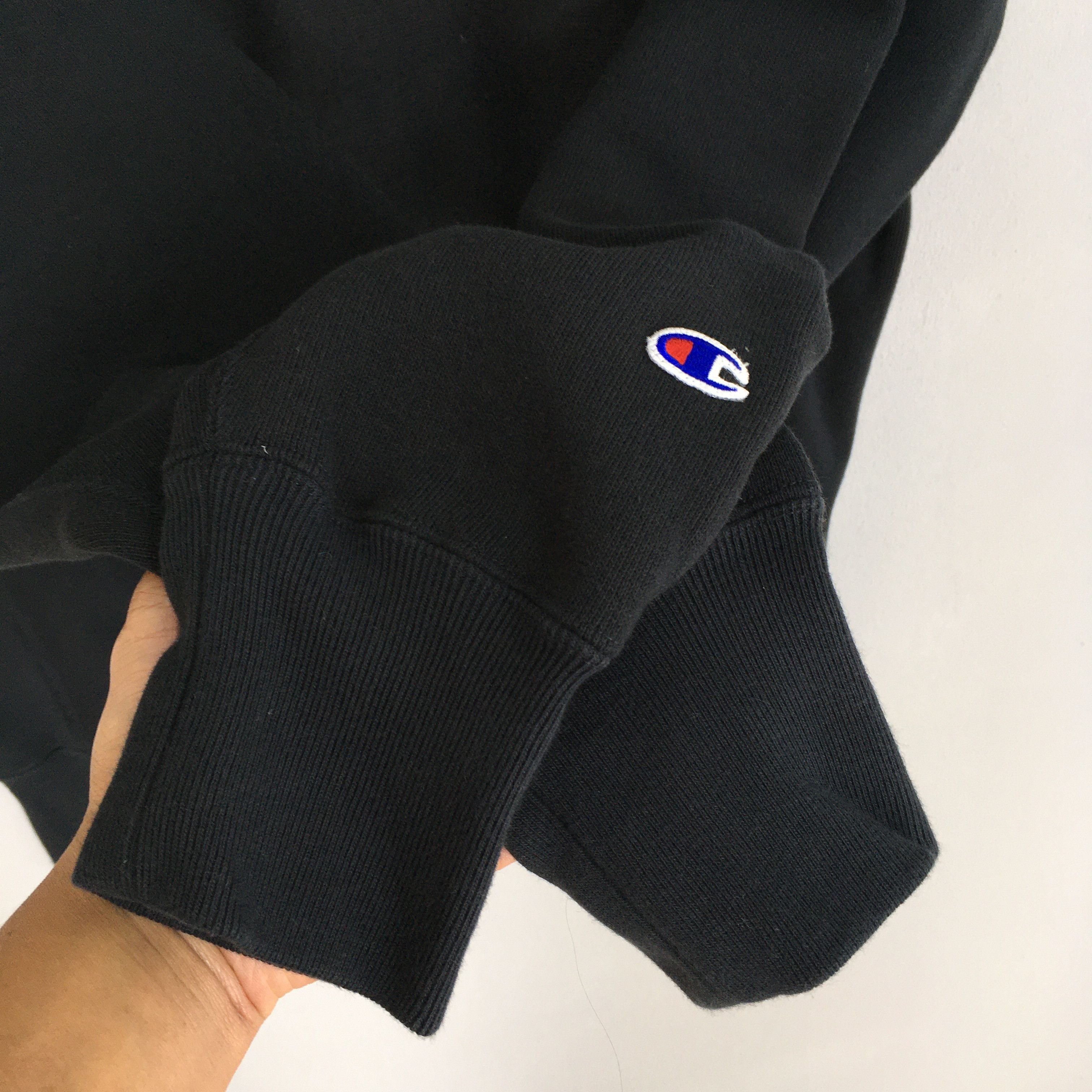 Champion Vintage Champion Reverse Weave Black Jumper XLarge Size US XL / EU 56 / 4 - 3 Thumbnail