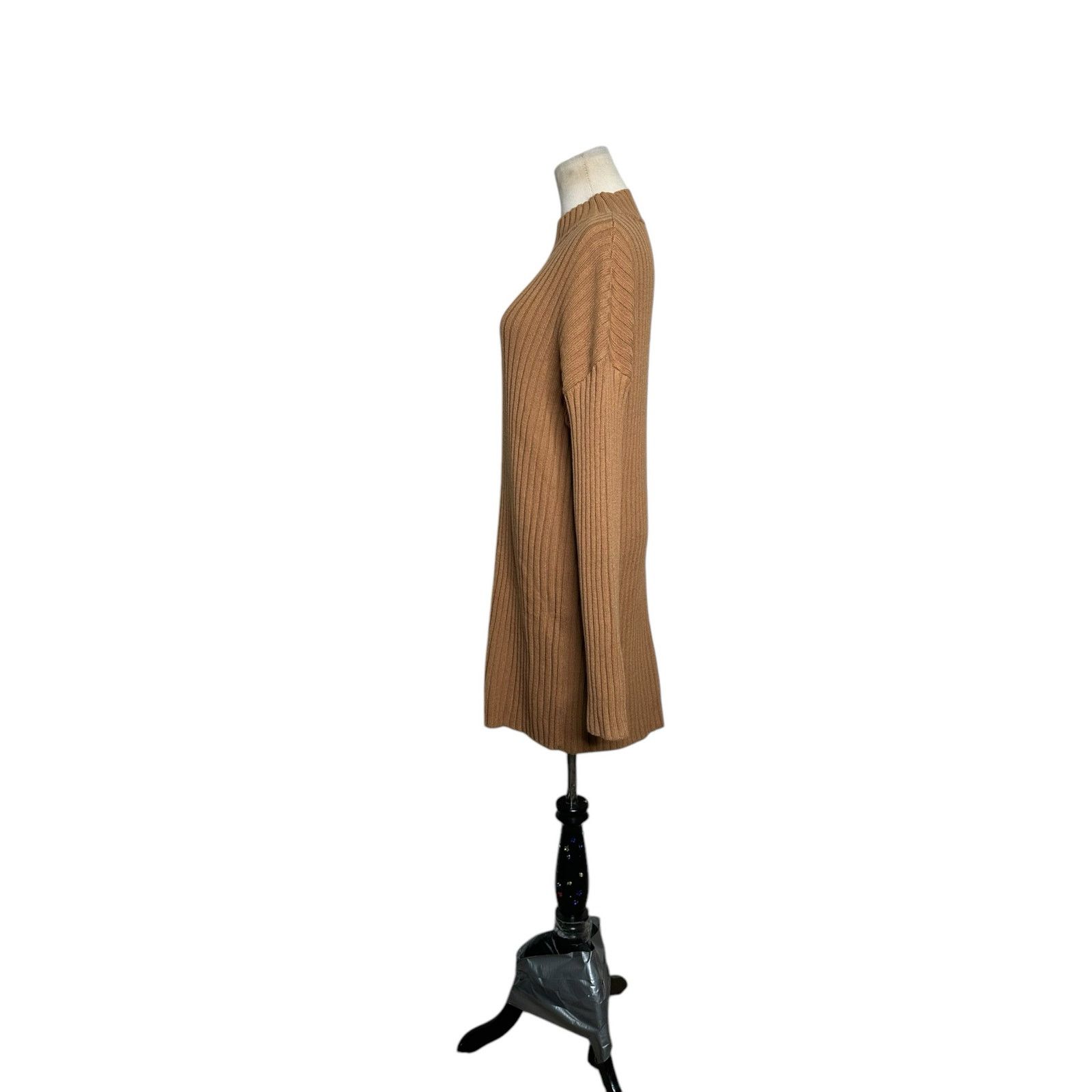 BP. BP brown knit long sleeves sweater mini dress size Small Size S / US 4 / IT 40 - 7 Thumbnail