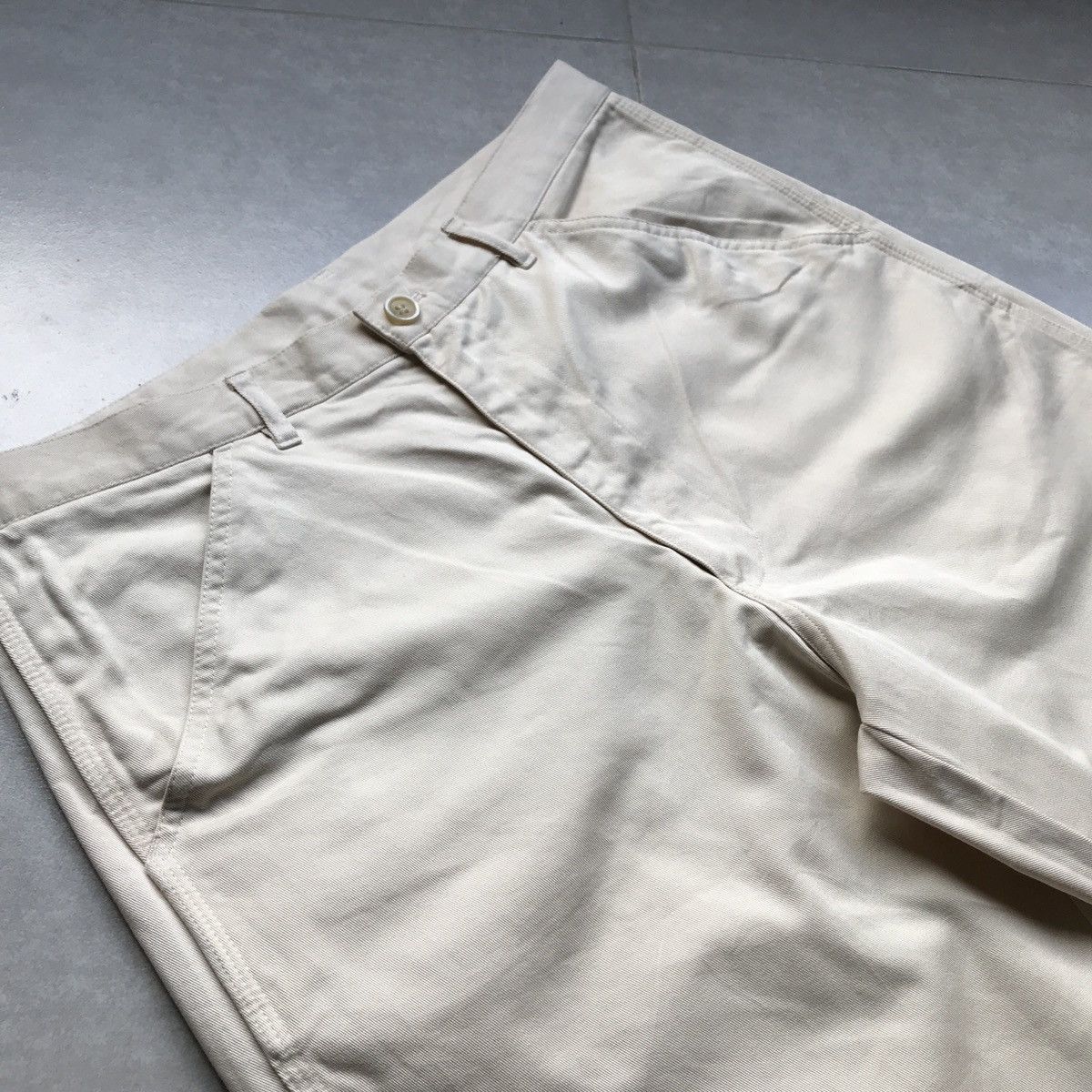 Comme des Garcons SHIRT Comme des Garcons SHIRT beige trouser Size US 34 / EU 50 - 5 Thumbnail