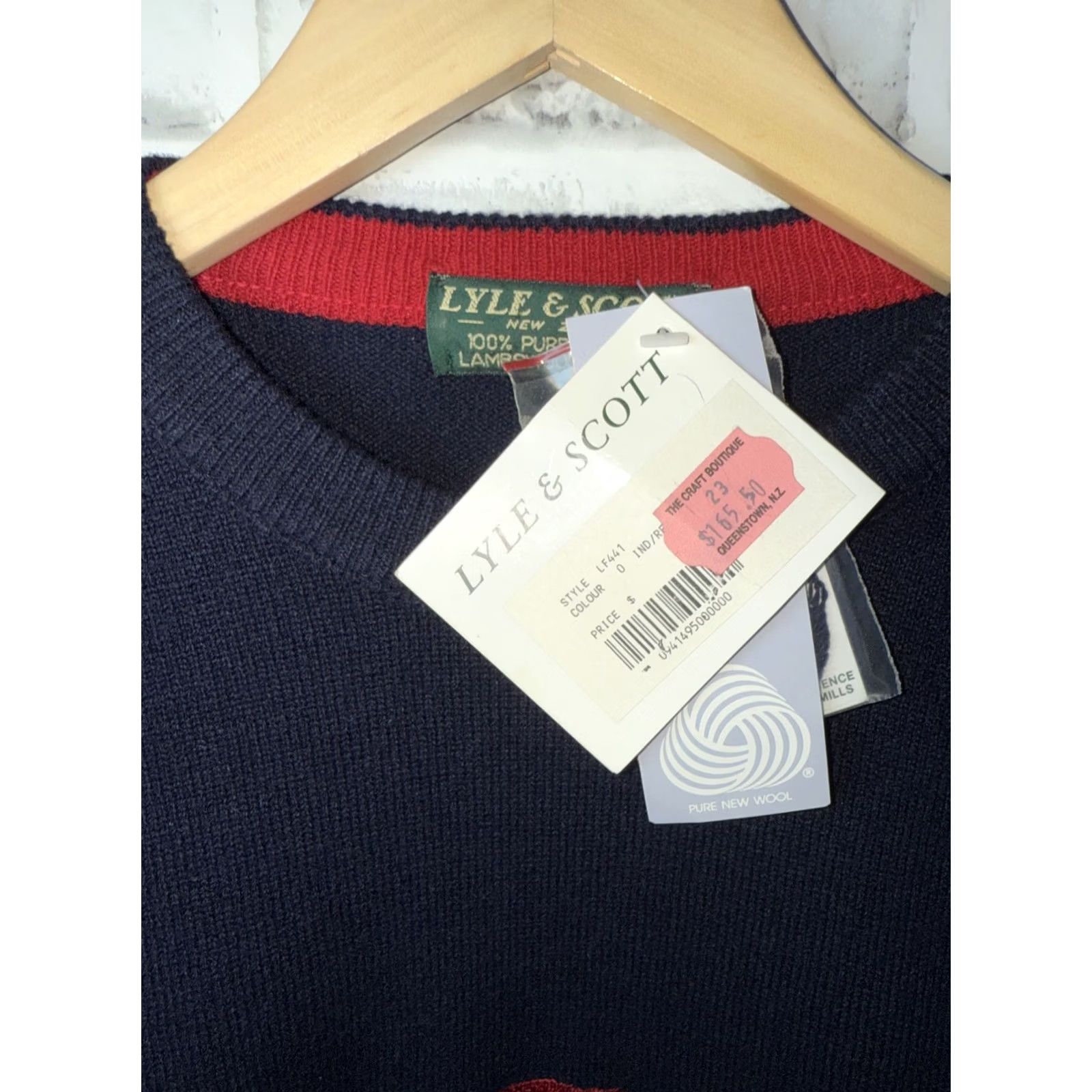 Lyle & Scott NWT Lyle & Scott PURE WOOL Golf Embroidered Print CREW NECK SWEATER Mens L Size US L / EU 52-54 / 3 - 2 Thumbnail