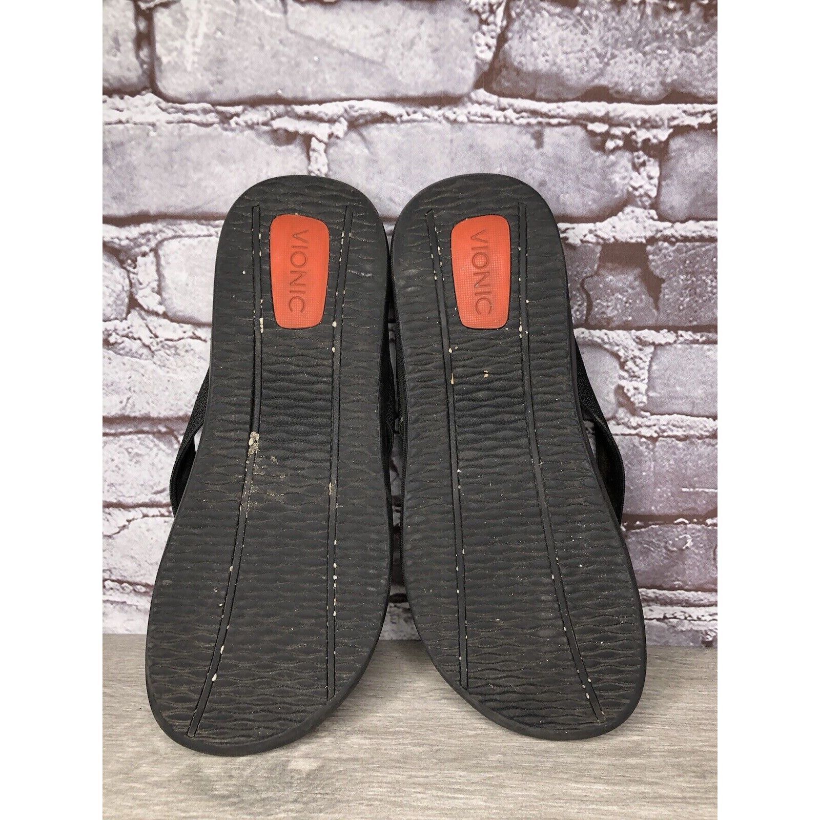 Other VIONIC Wave Black Toe Post Flip Flop Sandals Unisex Men Sz 8 Size US 8 / EU 41 - 10 Thumbnail