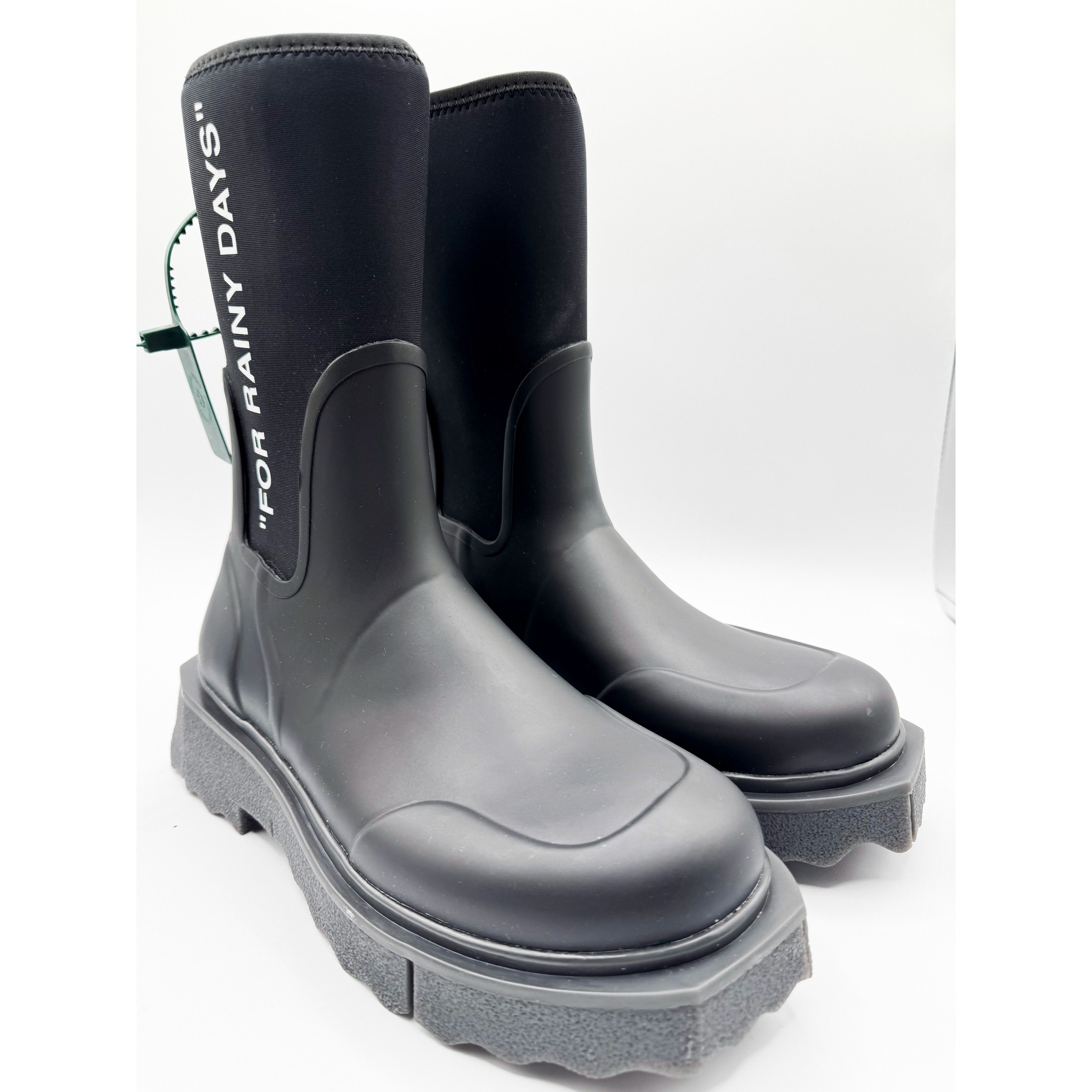 Off-White Off-White Sponge Sole Waterproof Rain Boot (Women) Size US 9 / IT 39 - 4 Thumbnail