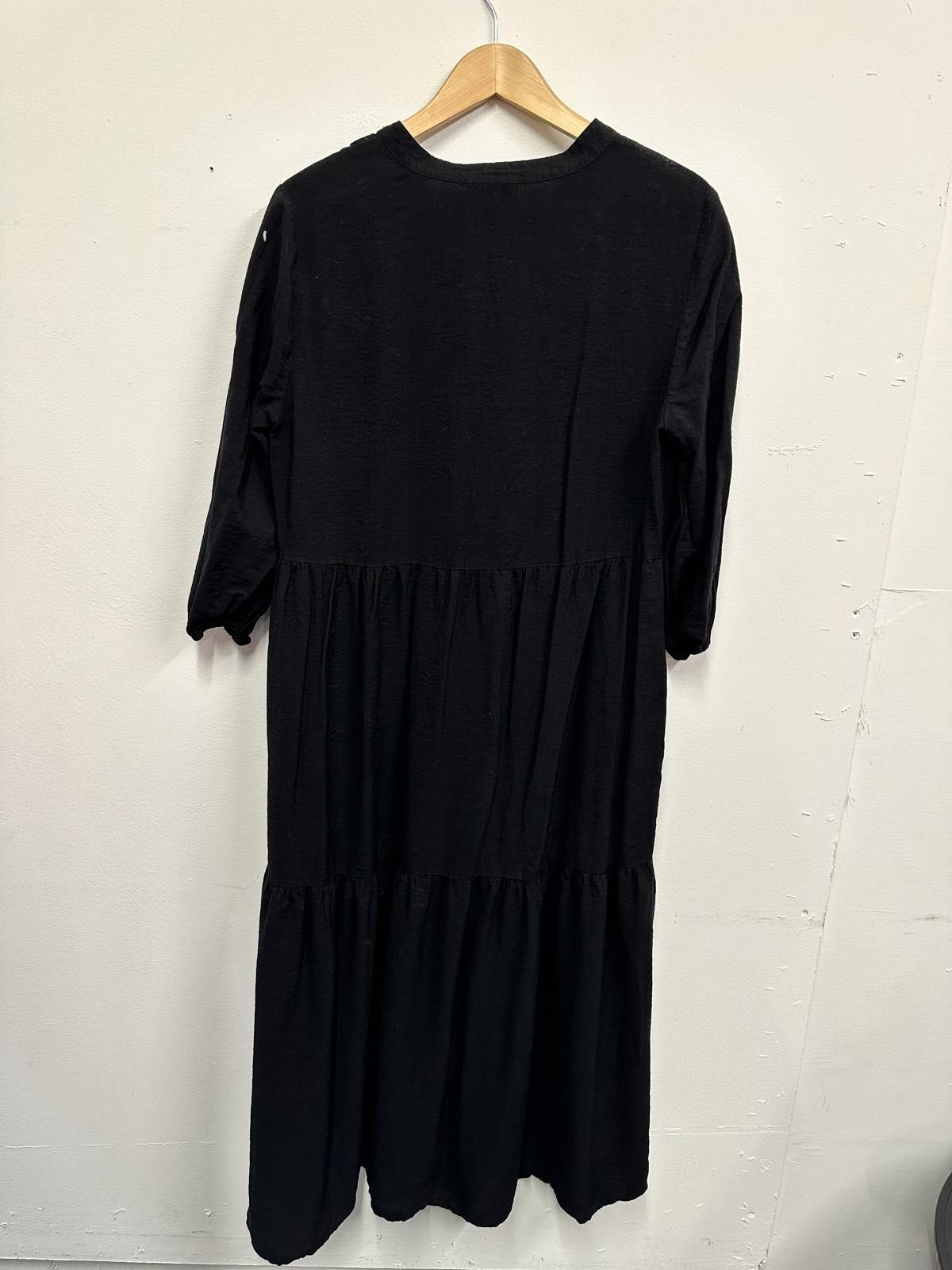 Other Phase Eight Black Midi Dress UK 14 Size L / US 10 / IT 46 - 4 Thumbnail