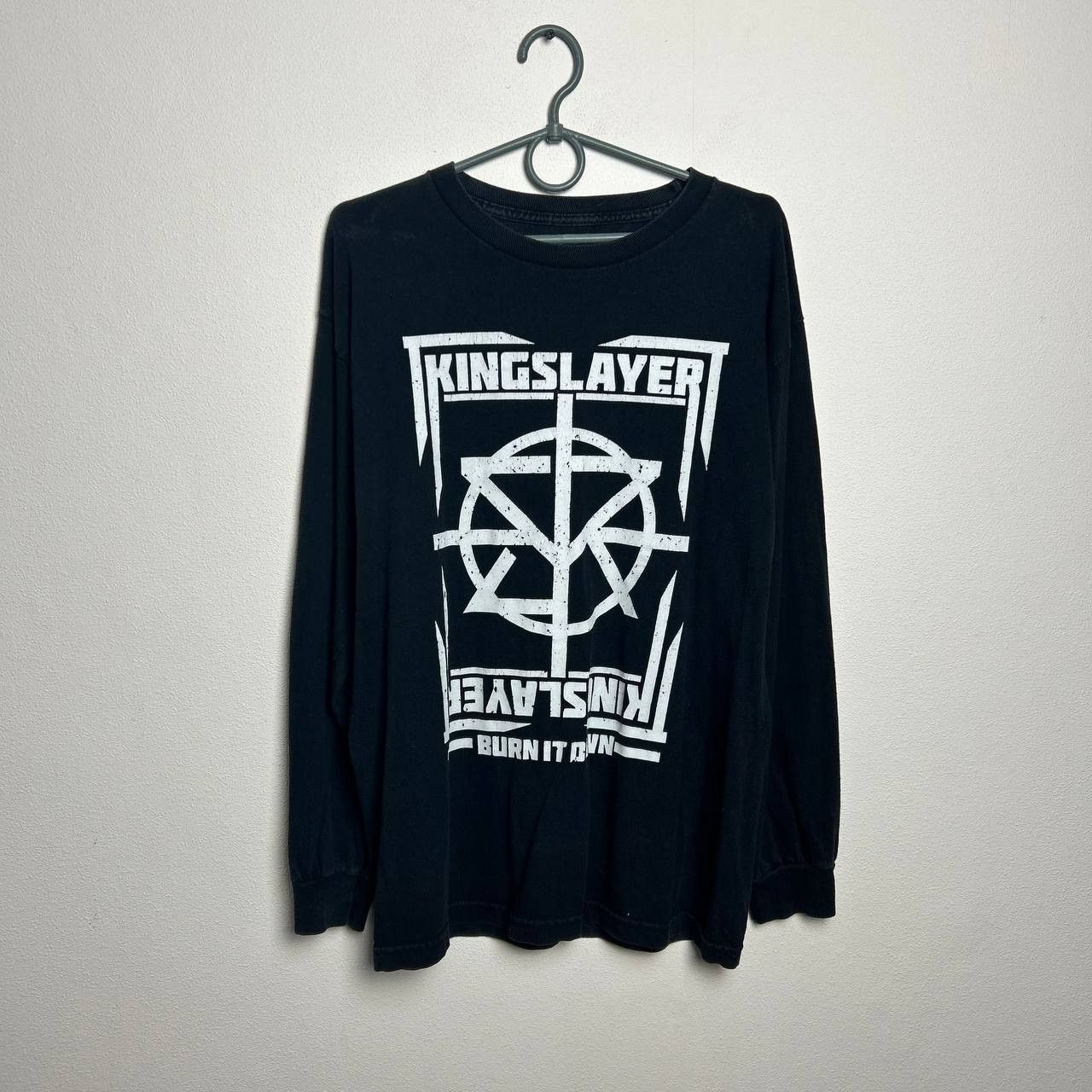 WWE Vintage WWE Wrestling Kingslayer big logo longsleeve Size US M / EU 48-50 / 2 - 1 Thumbnail