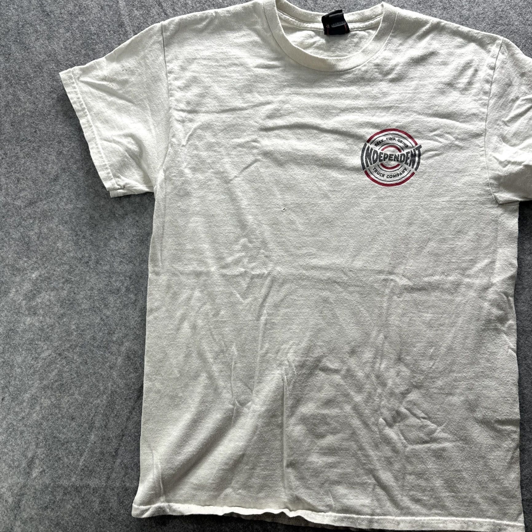Vintage VINTAGE Independent Truck Co Shirt Mens Medium White Skateboard Logo Tee Graphic Casual Size US M / EU 48-50 / 2 - 3 Thumbnail