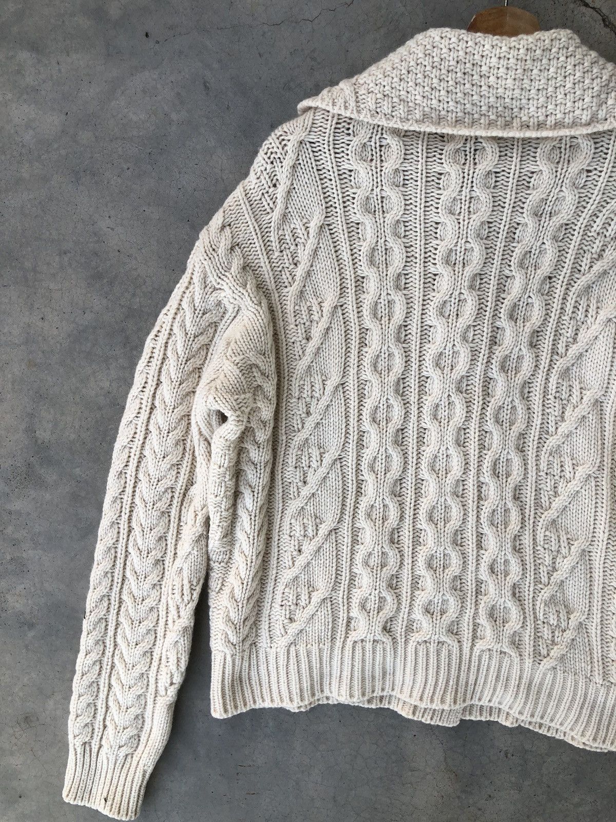 Designer × Japanese Brand LIBRE Cardigan CableKnit Sweater Pure Pullover Size US L / EU 52-54 / 3 - 9 Thumbnail