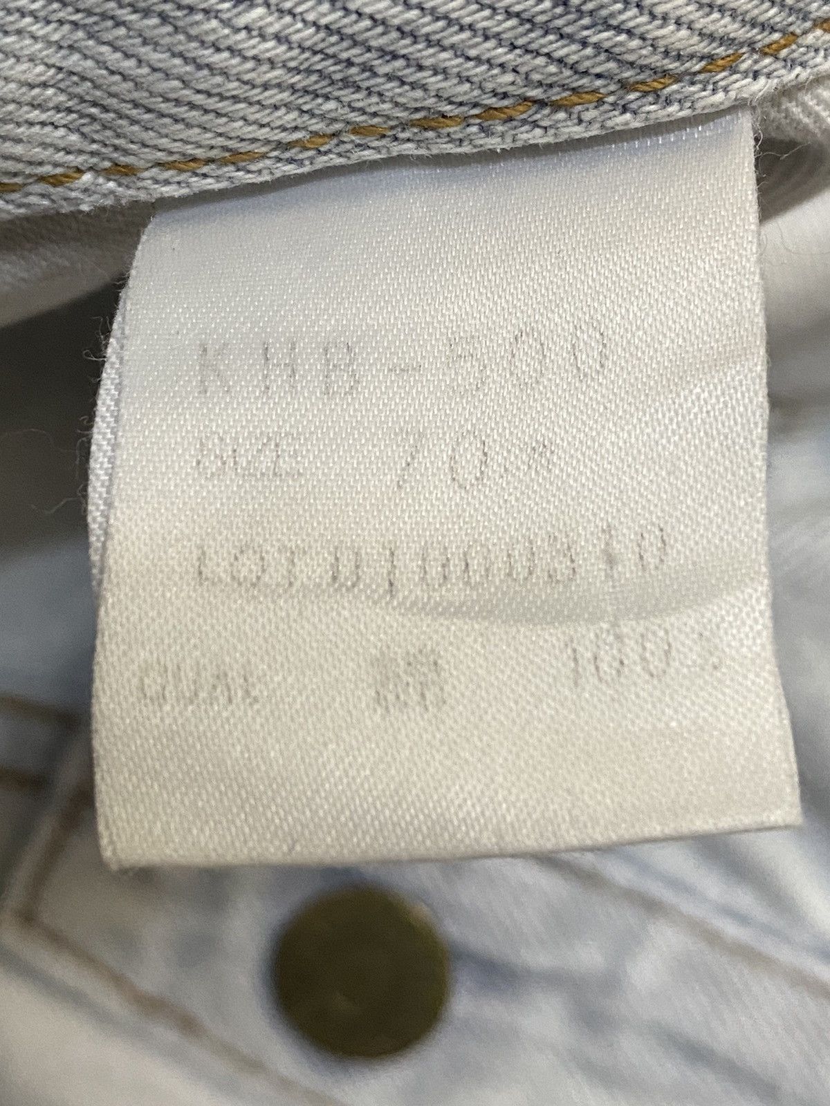 Kenzo Vintage Japanese Brands Faded Wash Frayed Loose Jeans Size US 28 / EU 44 - 10 Thumbnail