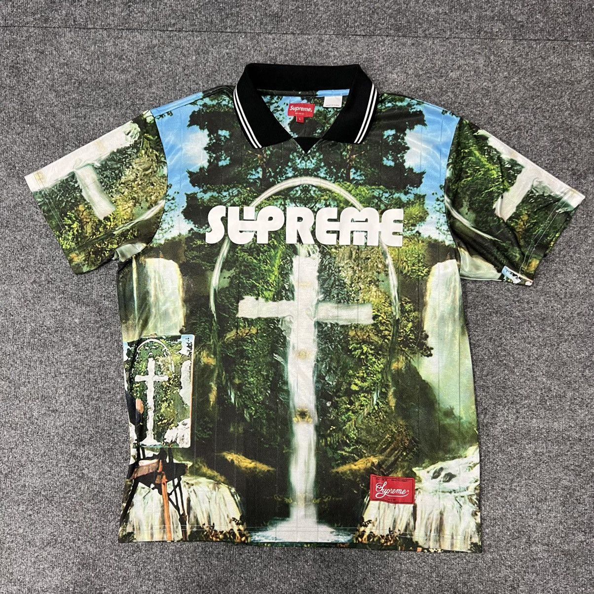 Supreme Supreme Tadanori Yokoo Soccer Jersey Green | Grailed