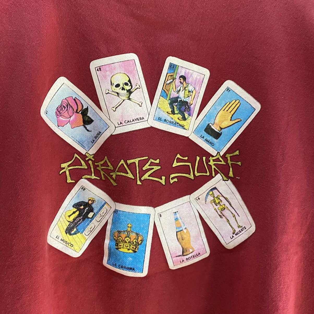 Vintage VINTAGE PIRATE SURF STYLE RARE OVERSIZE BOXY SWEATSHIRTS Size US L / EU 52-54 / 3 - 5 Thumbnail