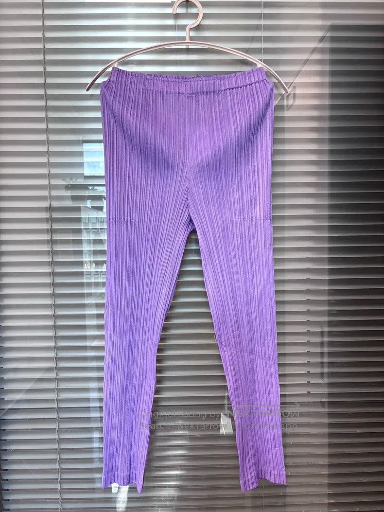 Issey Miyake Issey Miyake Slim Straight-Leg Long Pants Size 25" / US 0 / IT 36 - 1 Thumbnail
