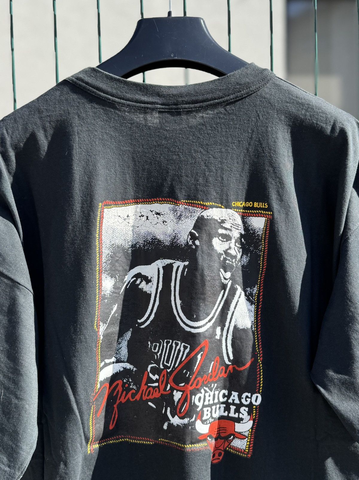 Vintage Vintage 90s Chicago Bulls Michael Jordan Tee Single Stitch Size US XL / EU 56 / 4 - 6 Thumbnail