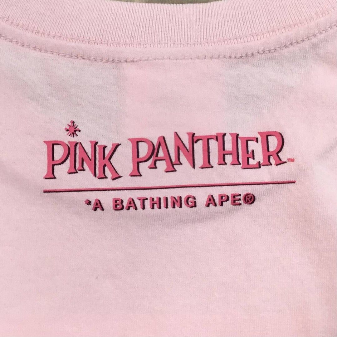 Bape BAPE × Pink Panther ABC camo pink T-shirt a bathing ape Size US S / EU 44-46 / 1 - 4 Thumbnail