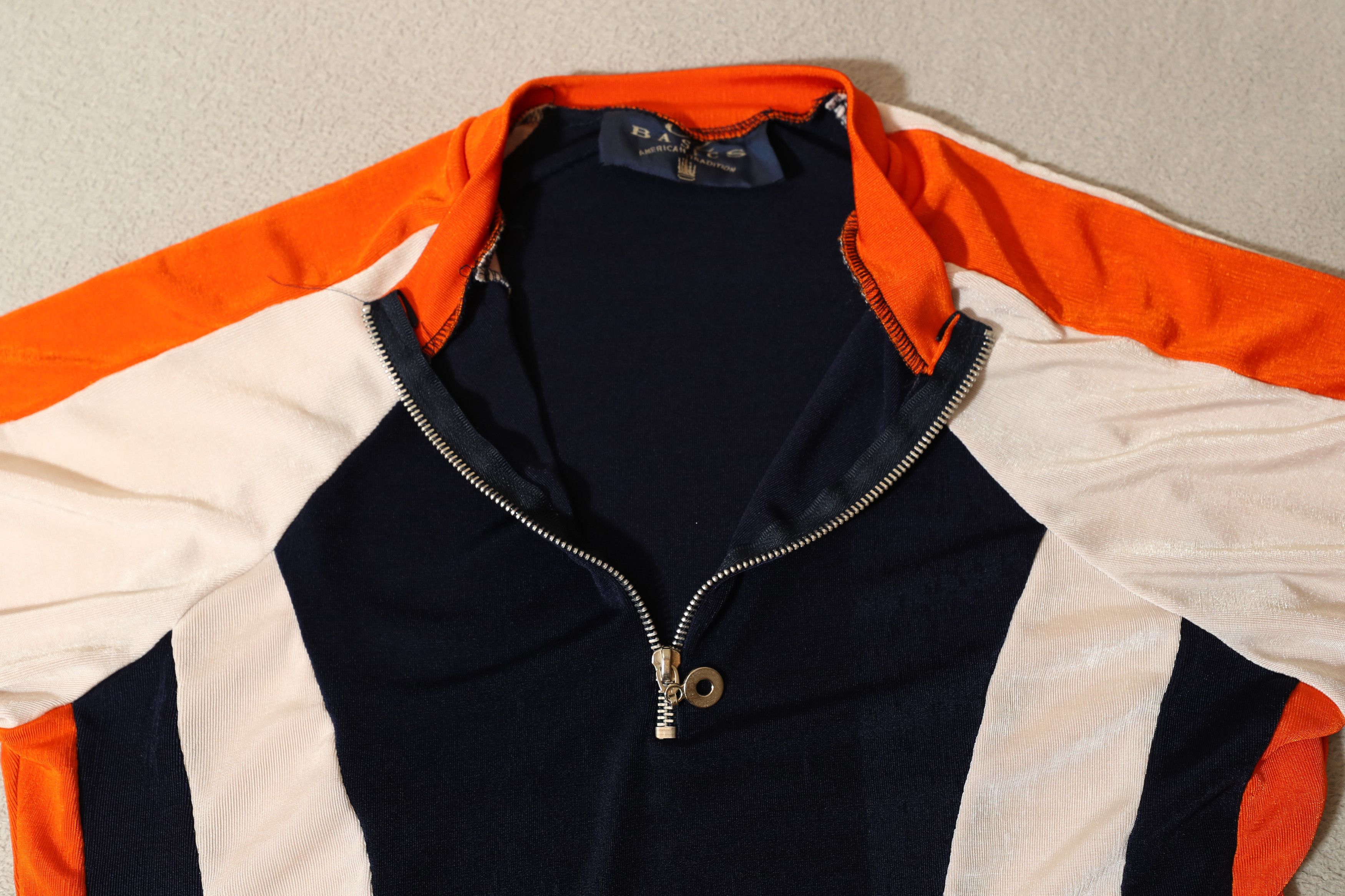 Vintage CZ Basics Vintage 1/4 Zip Polo Shirt (M) Size US M / EU 48-50 / 2 - 8 Thumbnail
