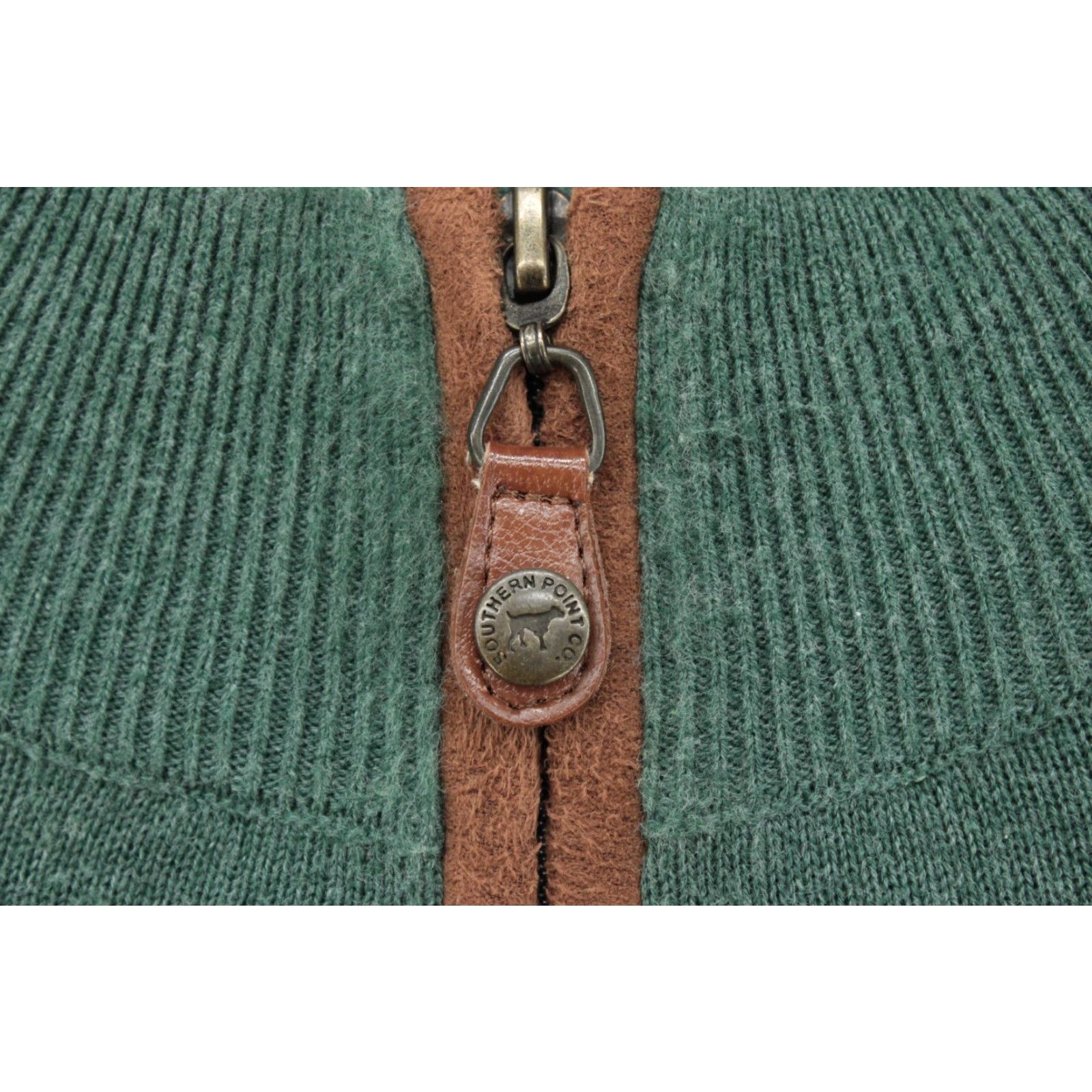 CO Southern Point Co Quarter Zip Sweater Men's XXL Green The Hayward Zip Preppy Size US XXL / EU 58 / 5 - 4 Thumbnail