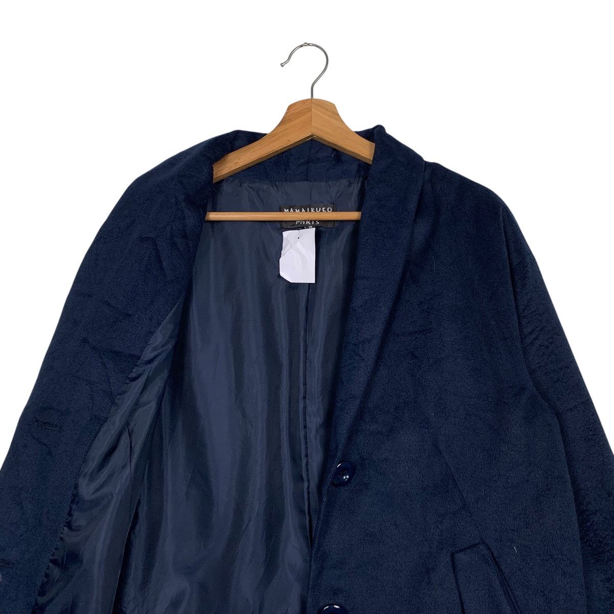 Japanese Brand Mamaikuko De Paris Overcoat Size XS / US 0-2 / IT 36-38 - 10 Thumbnail