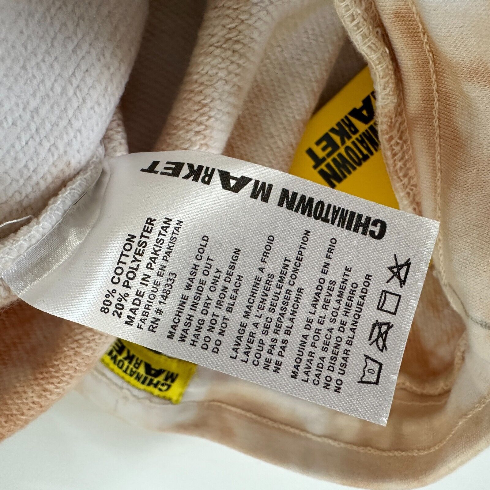 Other NWT Chinatown Market Beige Tiedye Island Arc Shorts Pocket S Size US 30 / EU 46 - 8 Thumbnail