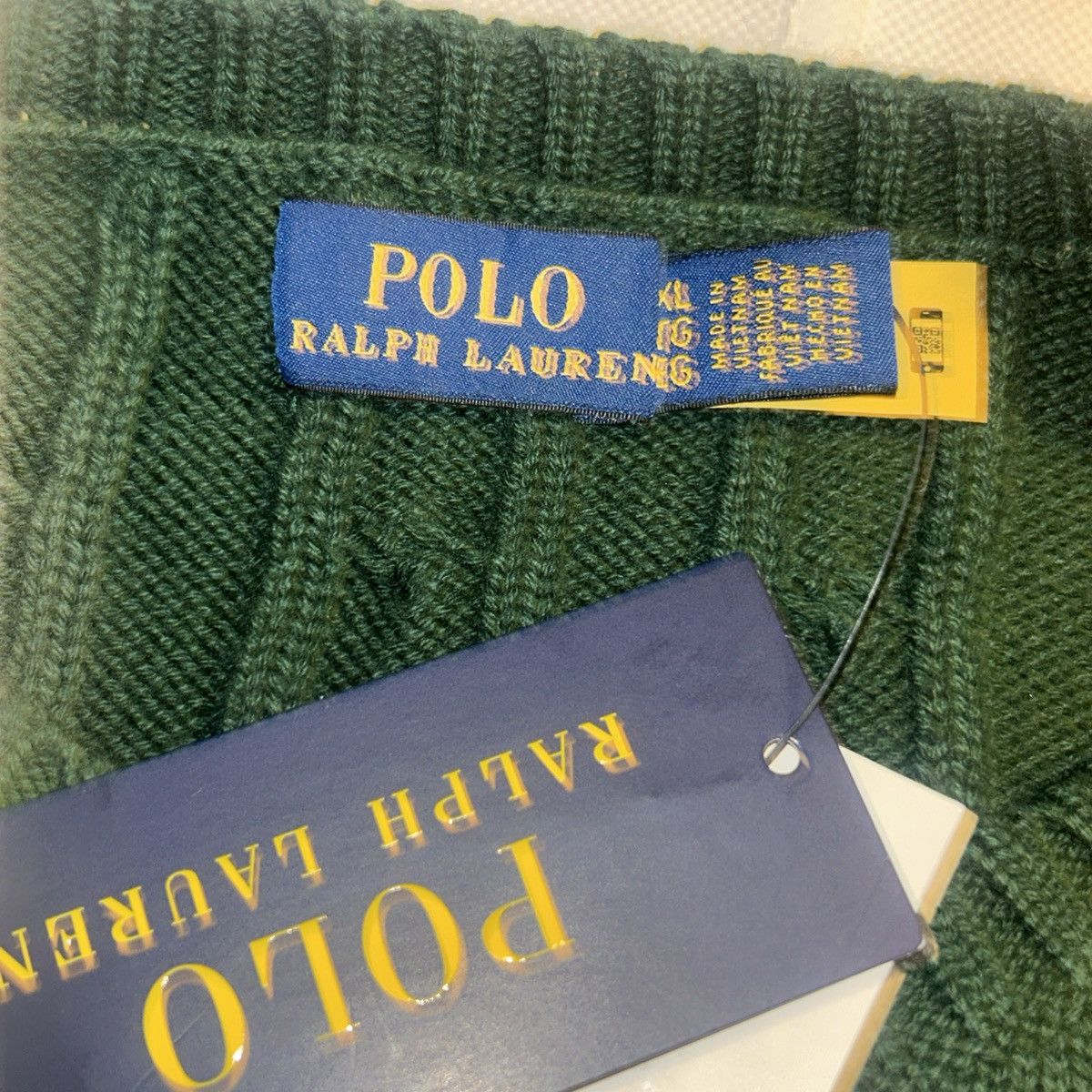 Polo Ralph Lauren Polo Ralph Lauren Cable-Knit Cotton Crewneck Sweater XL Size XL / US 12-14 / IT 48-50 - 4 Thumbnail