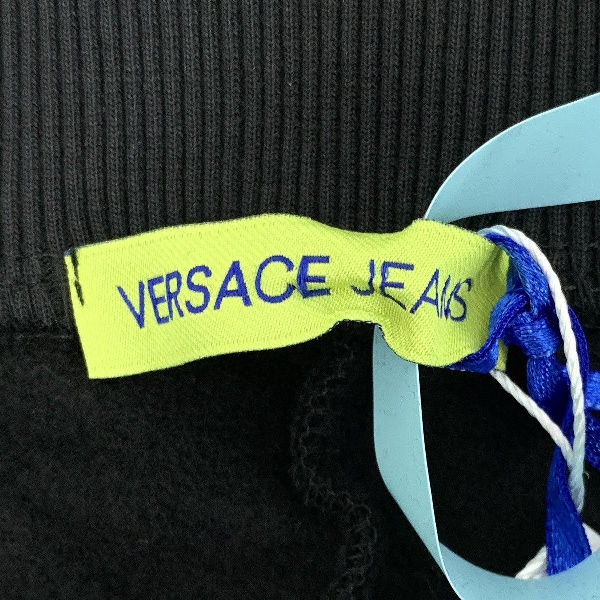 Versace Versace Black Logo Badge Printed Cotton Casual Pants K26WX Size US 36 / EU 52 - 6 Thumbnail