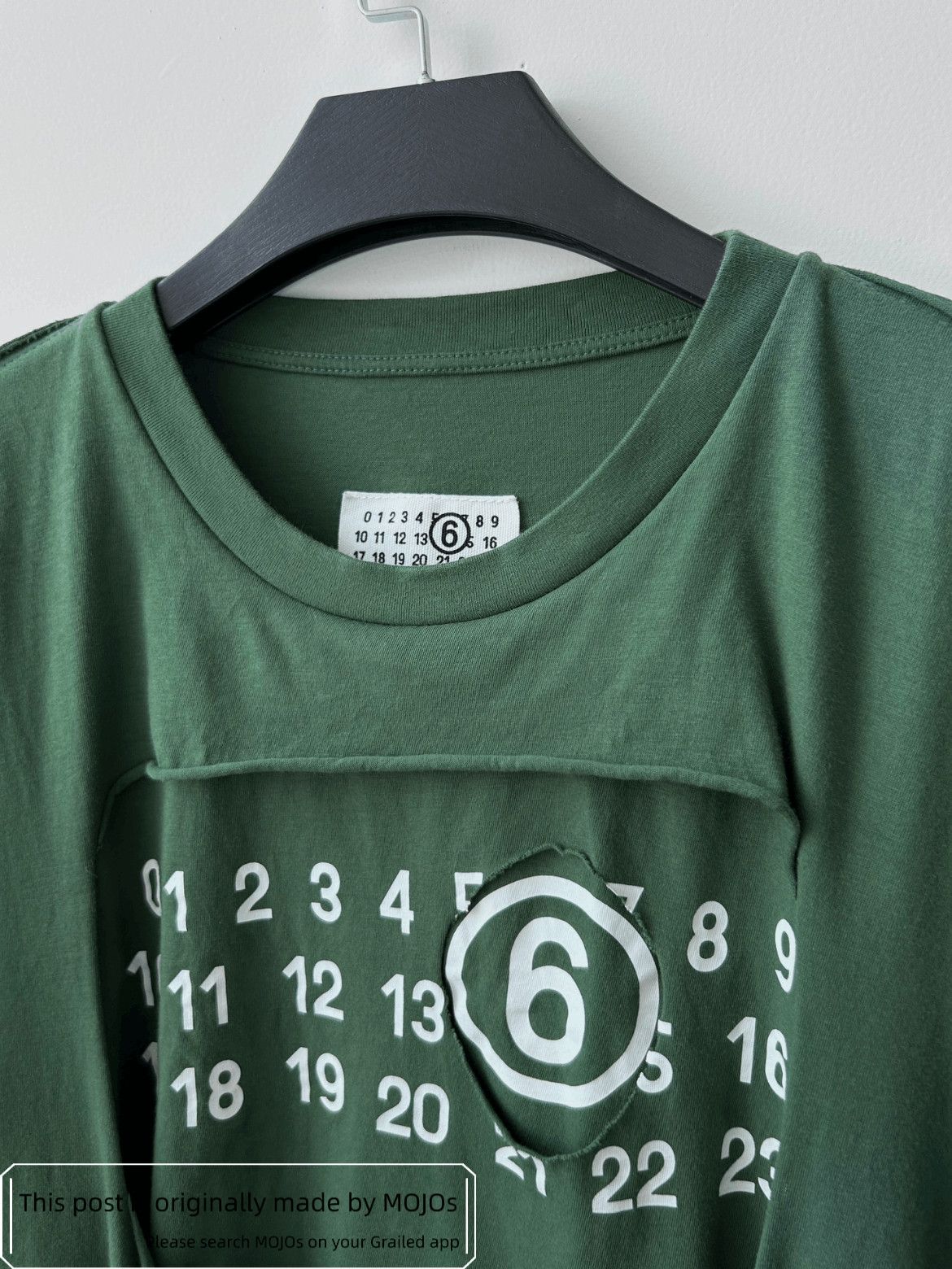 Maison Margiela Maison Margiela 23AW Layers Logo Tee Size US S / EU 44-46 / 1 - 3 Thumbnail