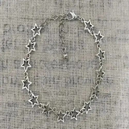 Jewelry Silver Star Bracelet Size ONE SIZE - 4 Thumbnail