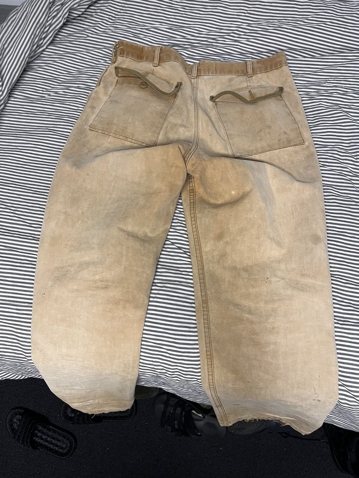 FrenchTrotters × Vintage Vintage French Work Wear pants Size US 33 - 3 Thumbnail