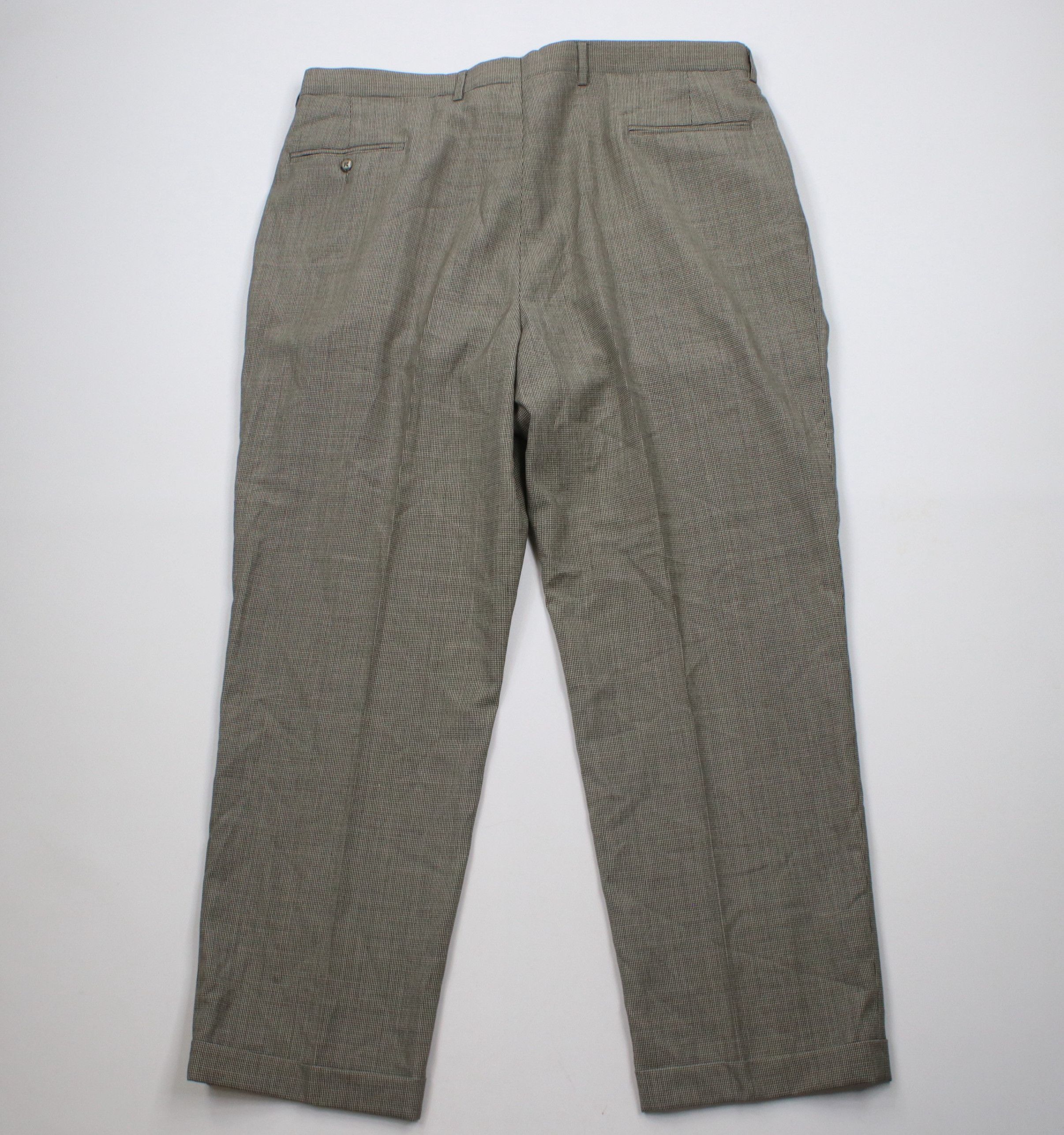Vintage Vintage 90s Streetwear Houndstooth Wide Leg Chino Pants Size US 40 / EU 56 - 7 Thumbnail