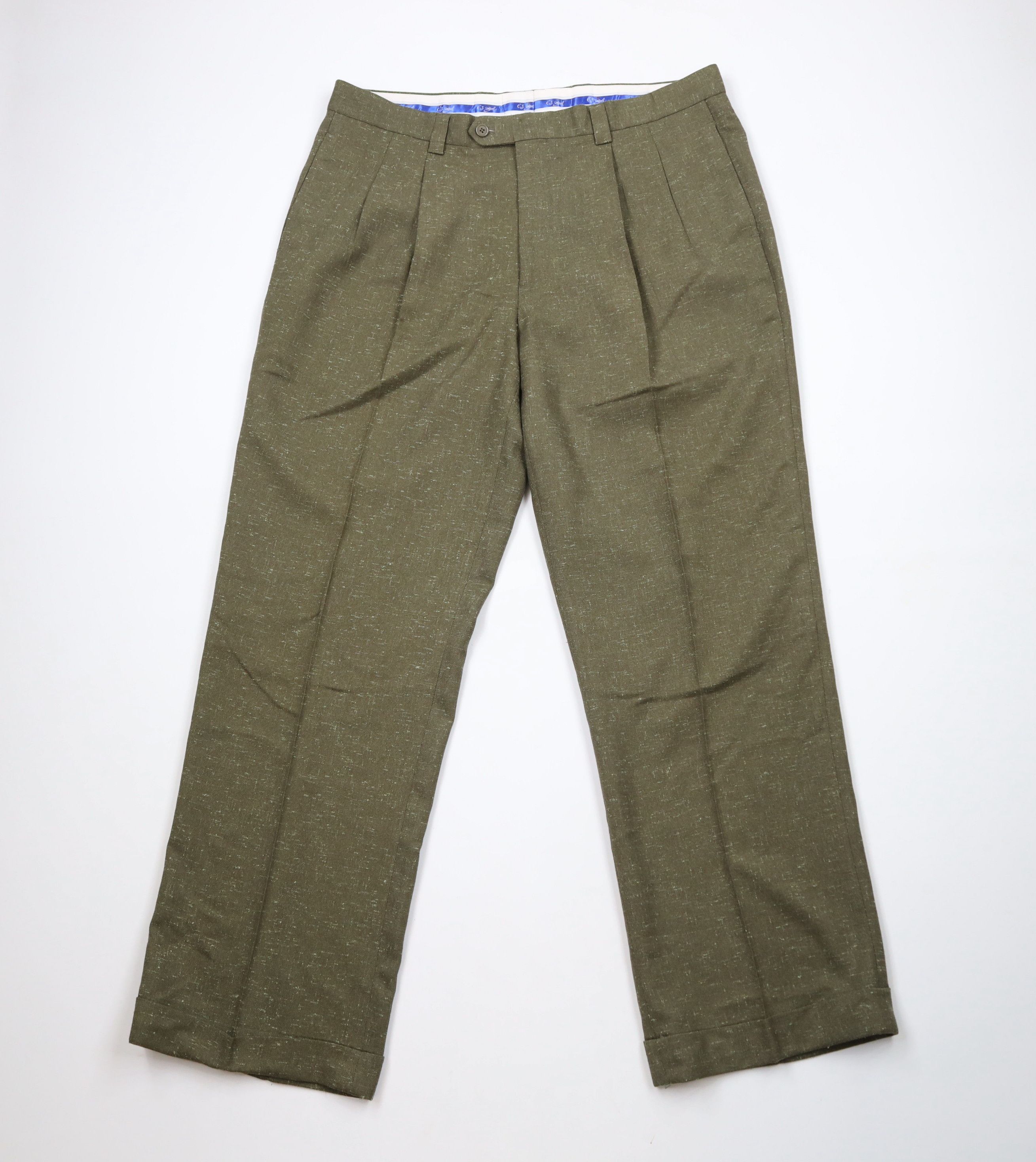 Vintage Vintage 90s Rockabilly Atomic Fleck Wide Leg Chino Pants Size US 38 / EU 54 - 1 Thumbnail