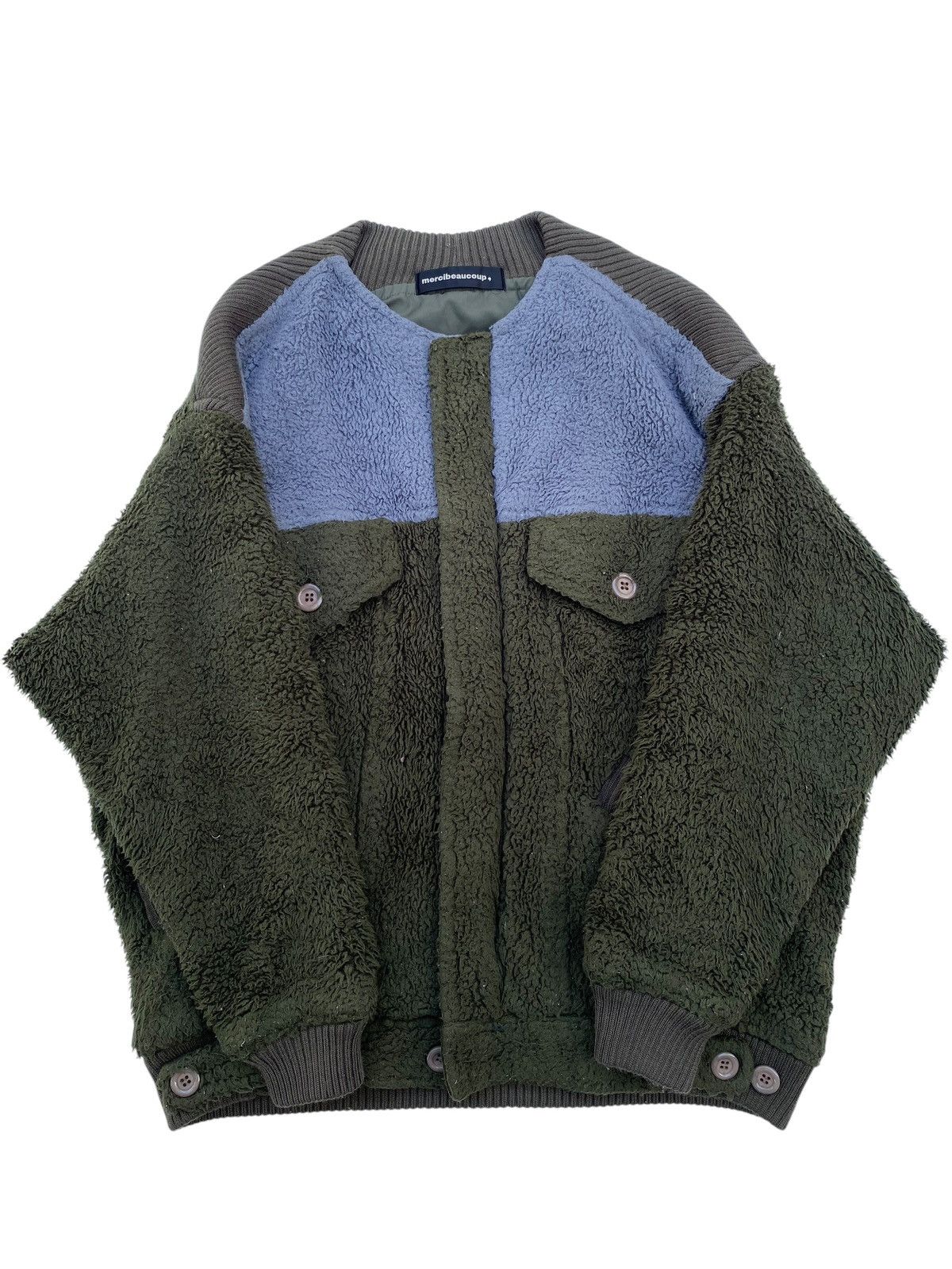 Issey Miyake × Vintage × mercibeaucoup Vtg Mercibeaucop Issey Miyake Jacket Bomber Style Size US XL / EU 56 / 4 - 1 Thumbnail