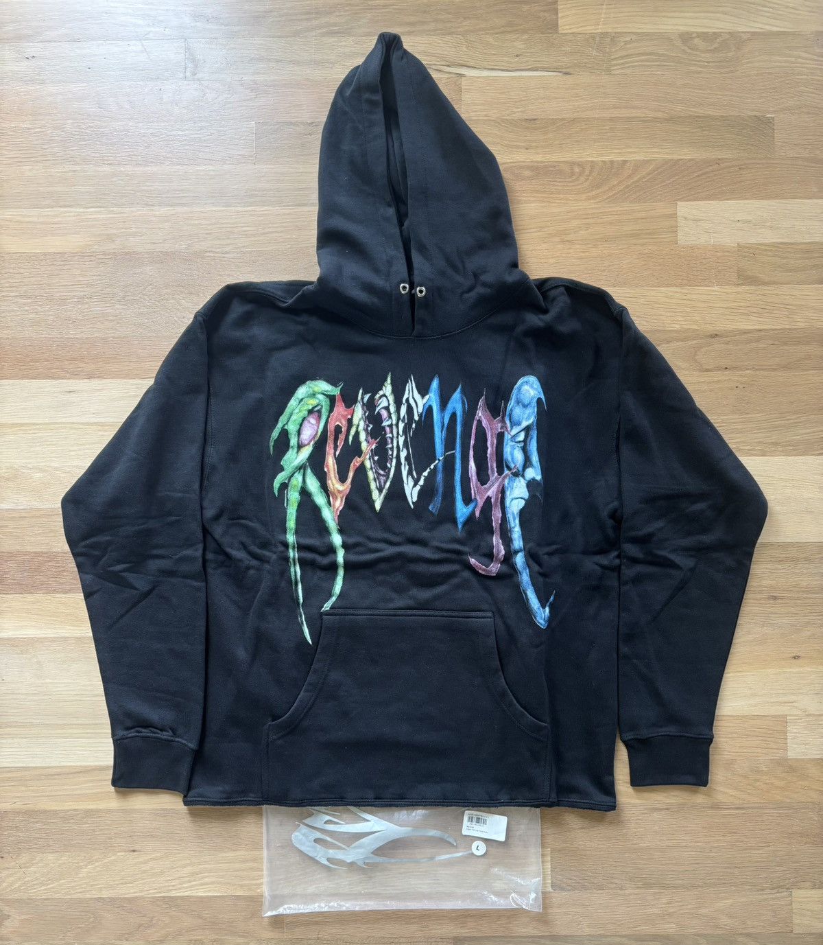 Revenge × Trippie Redd Revenge Trippie Redd Arch Logo Hoodie Size US L / EU 52-54 / 3 - 3 Thumbnail