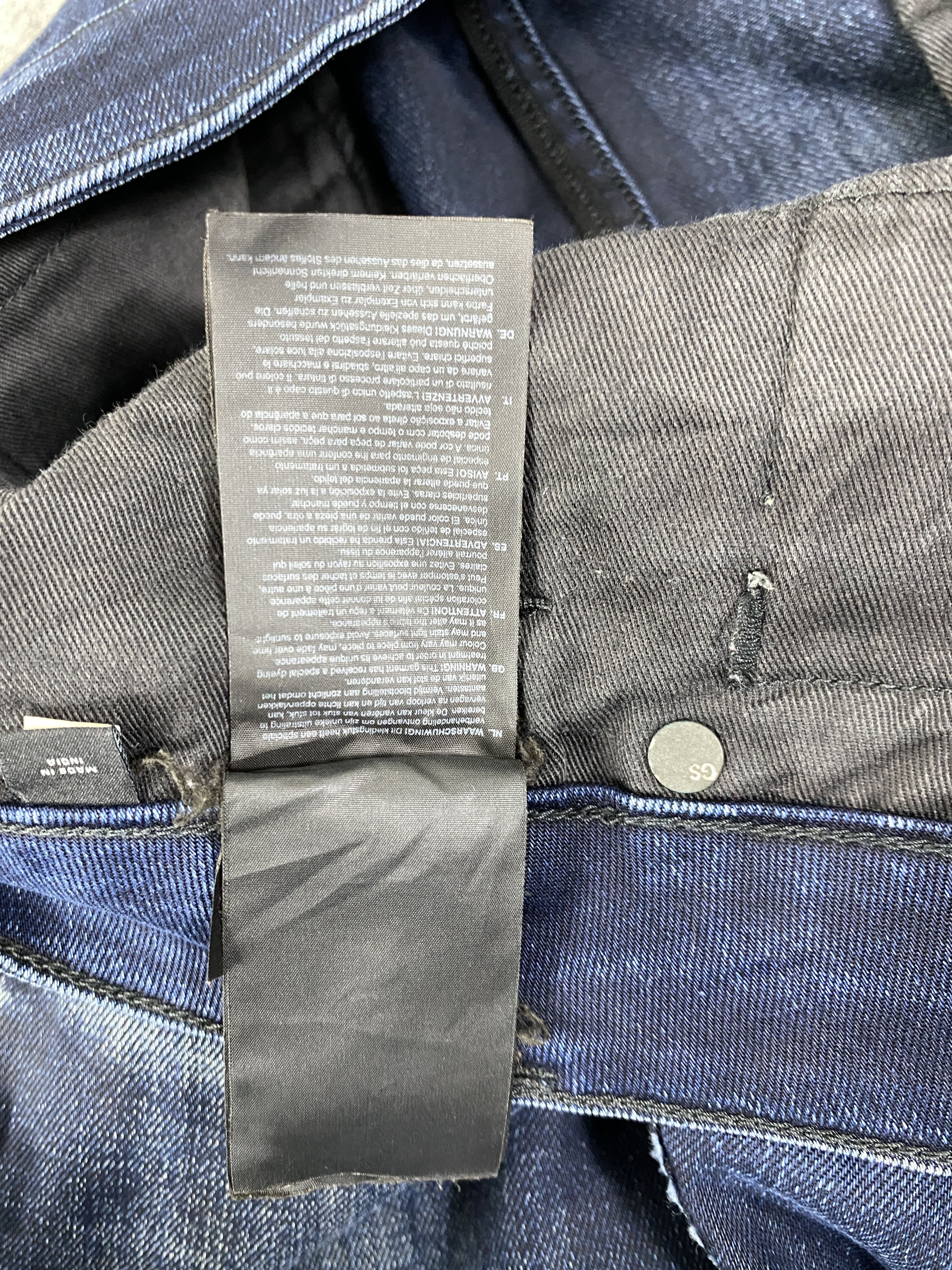 Japanese Brand Blue Vintage G-Star Skinny Jeans 32x29.5 - JN3266 Size US 32 / EU 48 - 17 Thumbnail