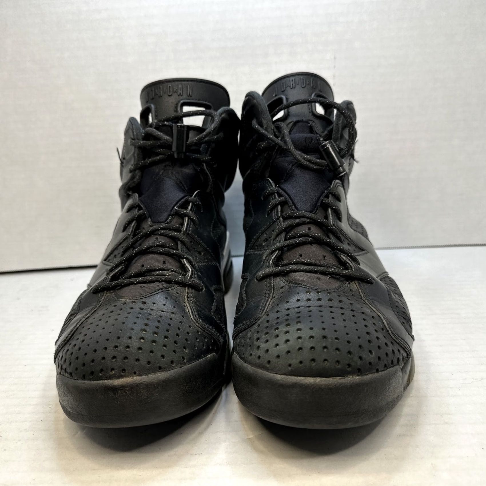 Nike Nike Air Jordan 6 Retro Black Cat 2016 Mens High Top Size 11 Black White 384664-020 Sneaker Athletic Retro Size US 10 / EU 43 - 3 Thumbnail