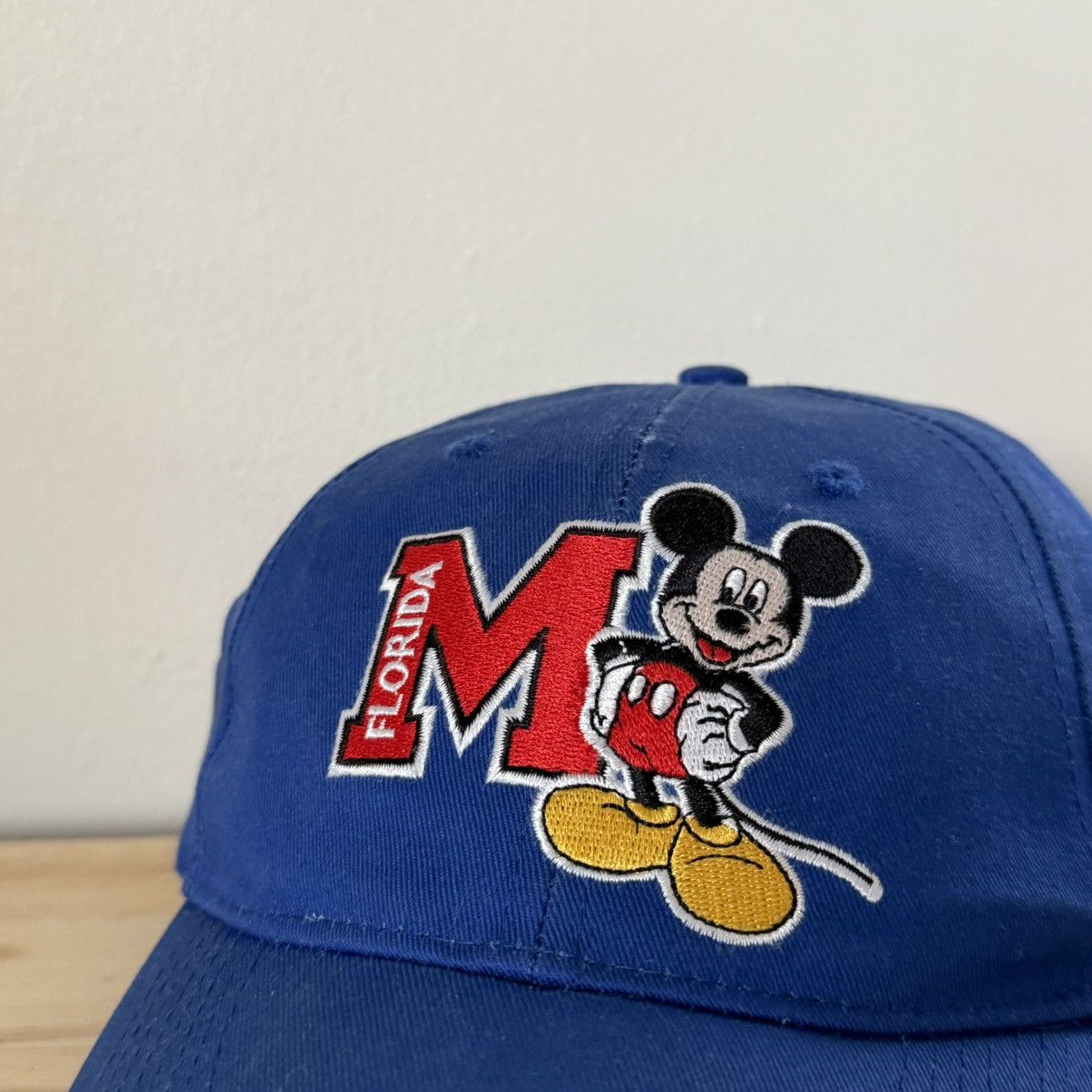 Disney Disney Mickey Mouse Florida Snapback Cap Blue Vintage Style Size ONE SIZE - 3 Thumbnail