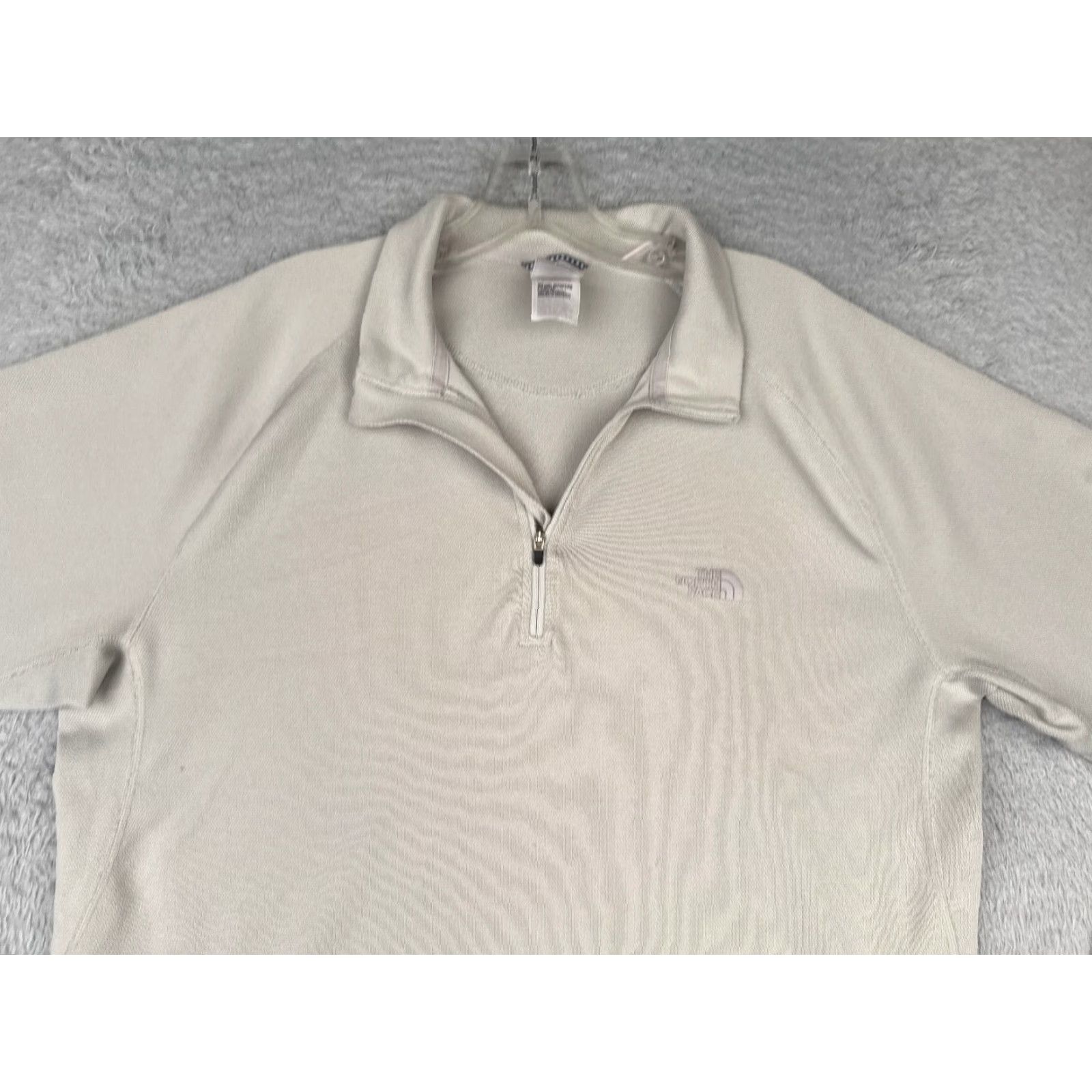 The North Face The North Face Shirt Men L Gray Long Sleeve 1/4 Zip Mock Neck Polyester READ Size US L / EU 52-54 / 3 - 4 Thumbnail