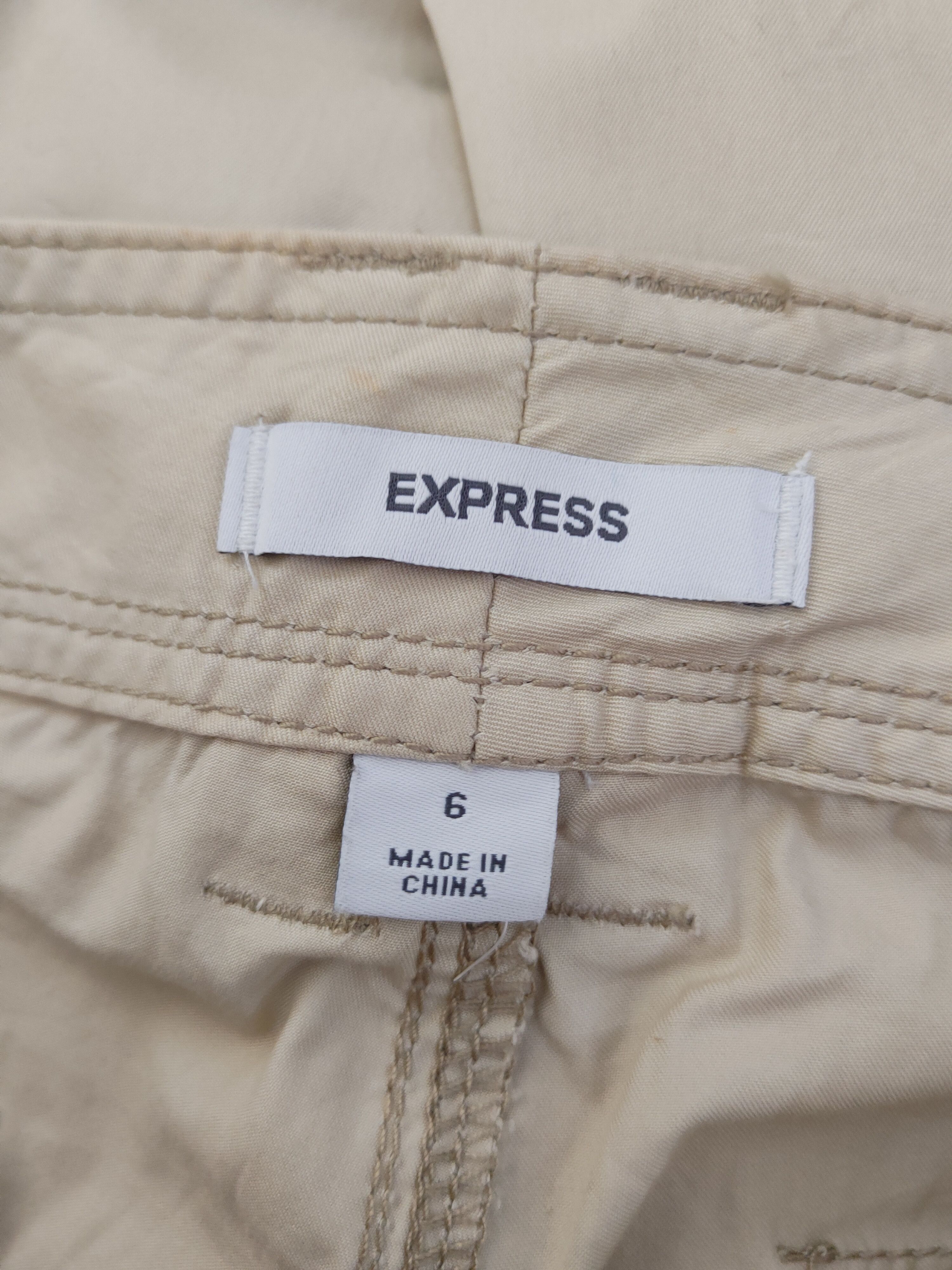 Japanese Brand DL Express Ivory Multipocket Tactical Cargo Pants #1344 Size 28" / US 6 / IT 42 - 13 Thumbnail