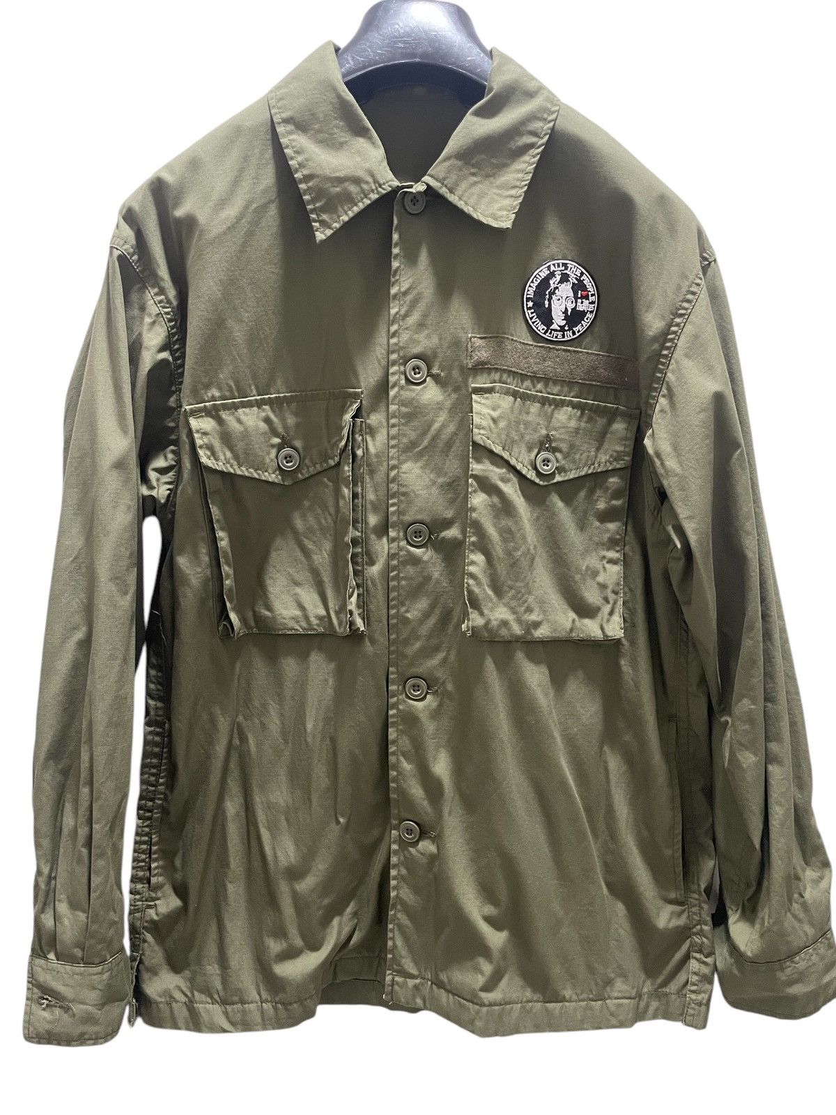 GU × If Six Was Nine × Japanese Brand GU military shirt with the beatles patch Size US M / EU 48-50 / 2 - 3 Thumbnail