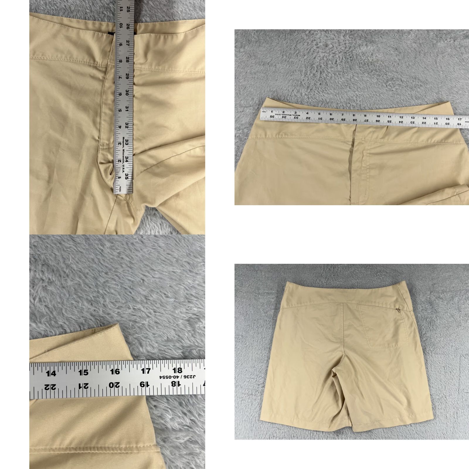 Patagonia Patagonia Shorts Womens 8 Beige Duway 100% Polyester Flat Front Pockets Size 30" / US 8 / IT 44 - 9 Thumbnail