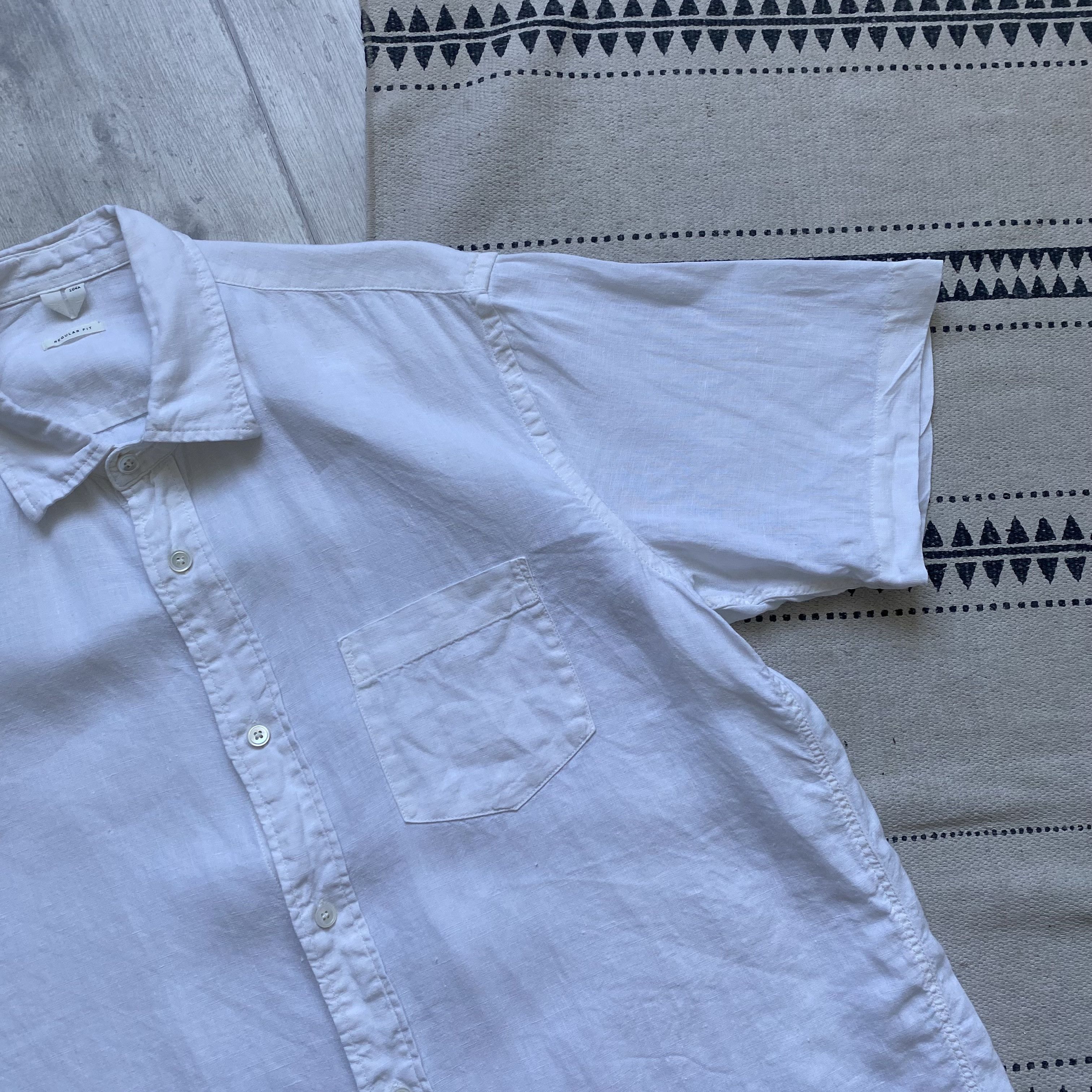 Arket Oldmoney ARKET linen shirt short sleeve Cos Allsaints Style Size US L / EU 52-54 / 3 - 4 Thumbnail
