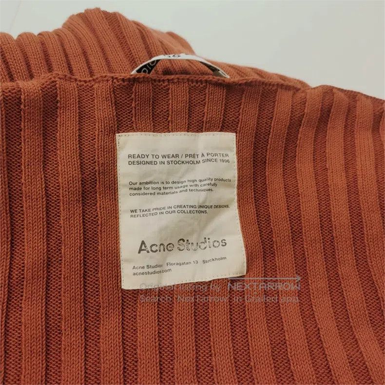 Acne Studios Acne Studios Cotton Solid Color Crew Neck Long Sleeve Size S / US 4 / IT 40 - 3 Thumbnail