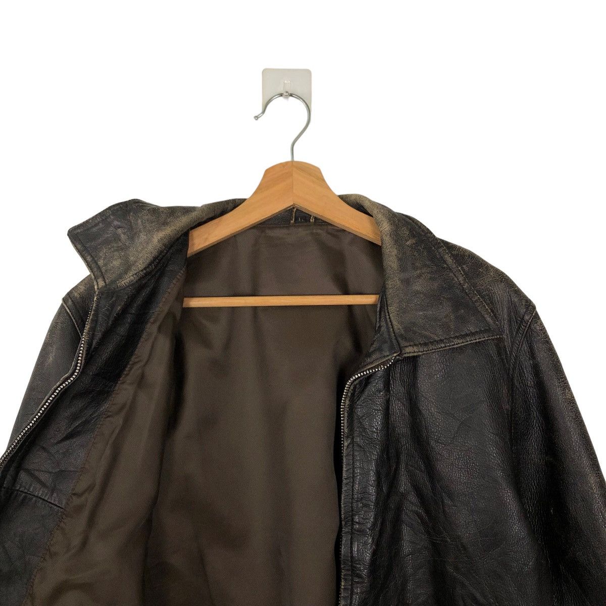 Japanese Brand 🔥80’s RARE GENUINE BOMBER LEATHER JACKET INSPIRE SCHOTT USA Size US L / EU 52-54 / 3 - 9 Thumbnail