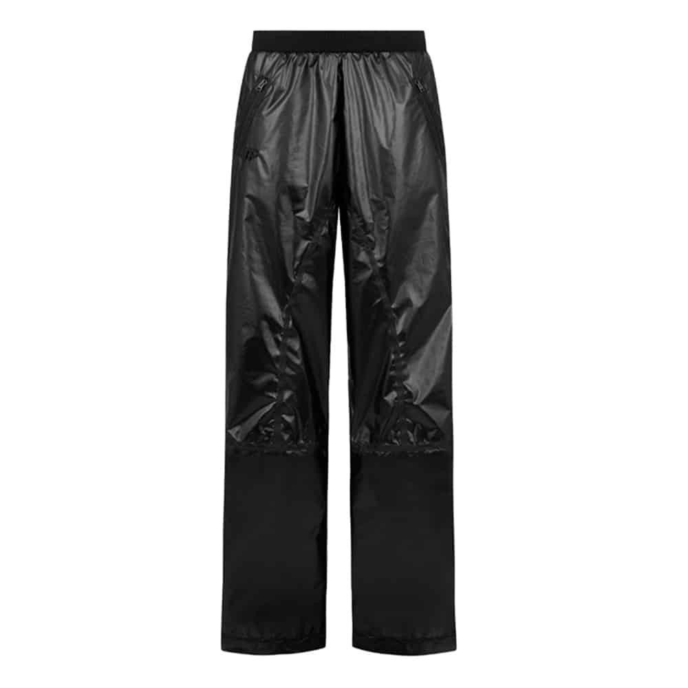 o1loc1c0924 PAW518 Laminated Nylon Track Pant in Black