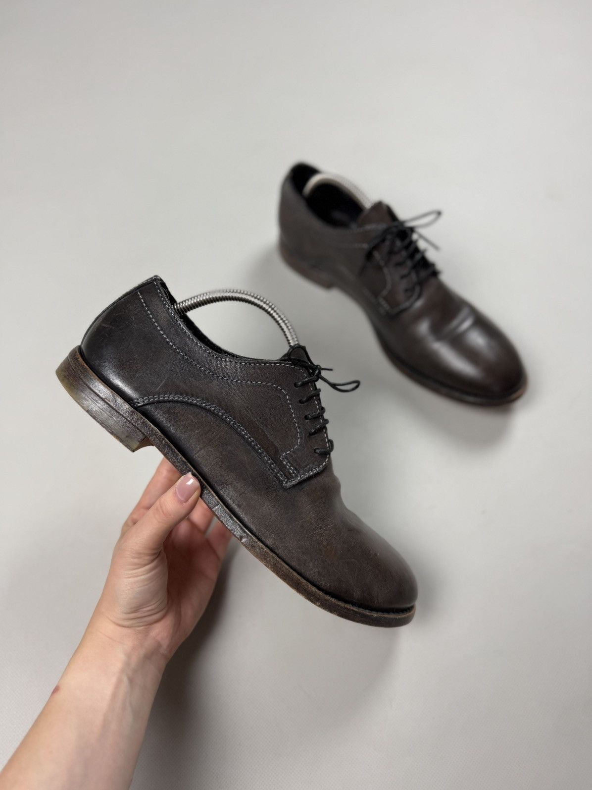 MoMA MOMA Avant-Garde Leather Lace Up Classic Formal Derby Shoes Size US 9 / EU 42 - 5 Thumbnail