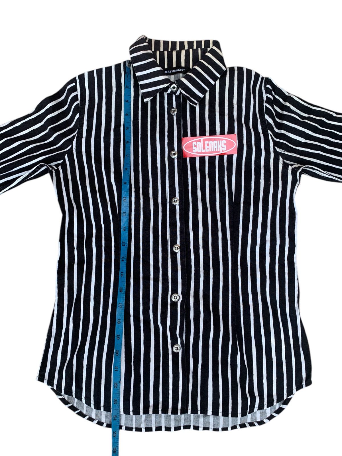 Designer × Marimekko Black white striped shirt Size XXS / US 00 / IT 34 - 5 Thumbnail