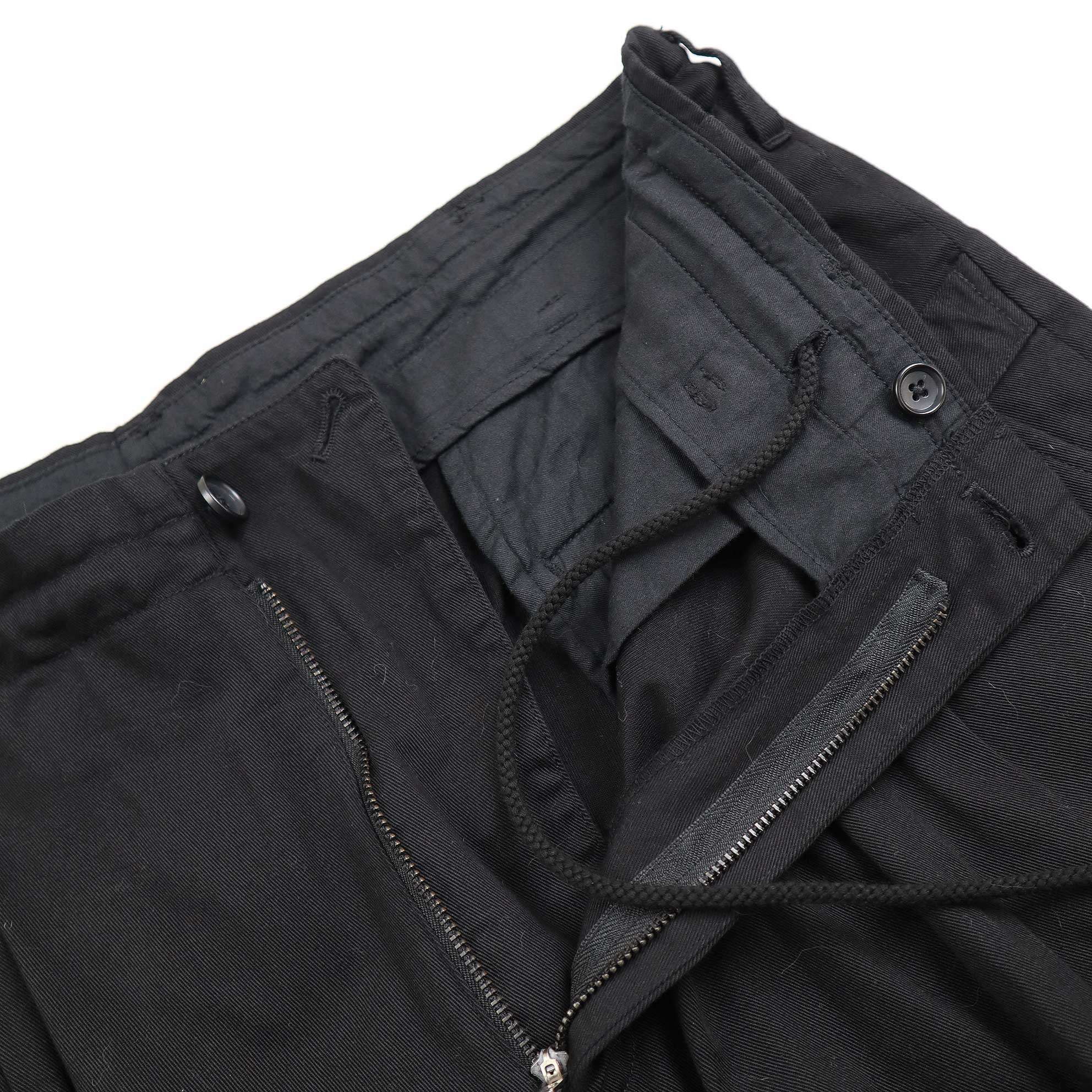 Yohji Yamamoto Yohji Yamamoto Pour Homme 22SS TUCK BALL EDGE PANTS Size US 34 / EU 50 - 4 Thumbnail