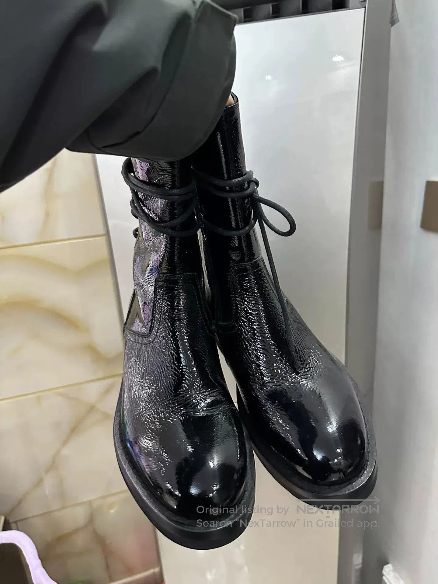 Ann Demeulemeester Ann Demeulemeester Black Ankle Boots. Size US 7 / IT 37 - 3 Thumbnail