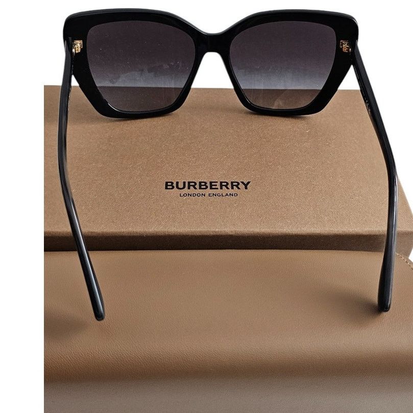 Burberry Burberry BE4366 Tamsin cat-eye sunglasses in black acetate Size ONE SIZE - 4 Thumbnail