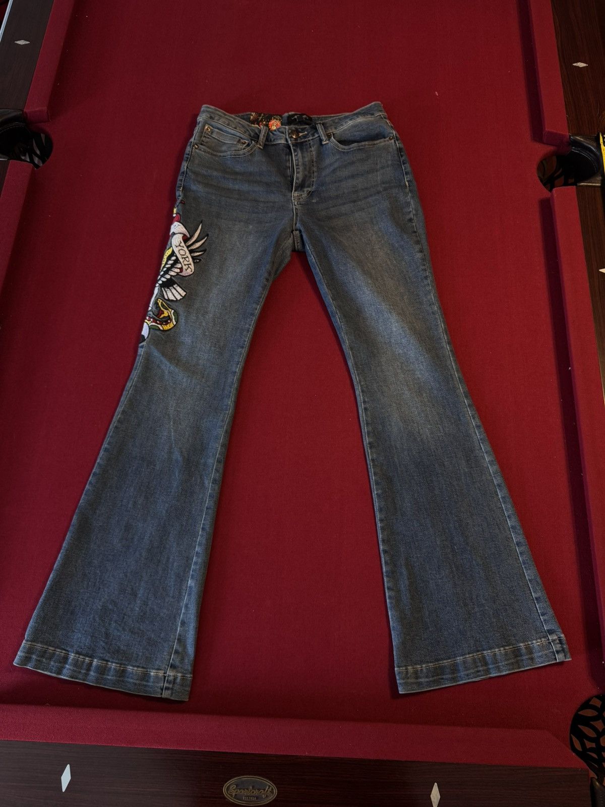 Ed Hardy × Vintage Ed Hardy Denim Size 30" / US 8 / IT 44 - 4 Thumbnail